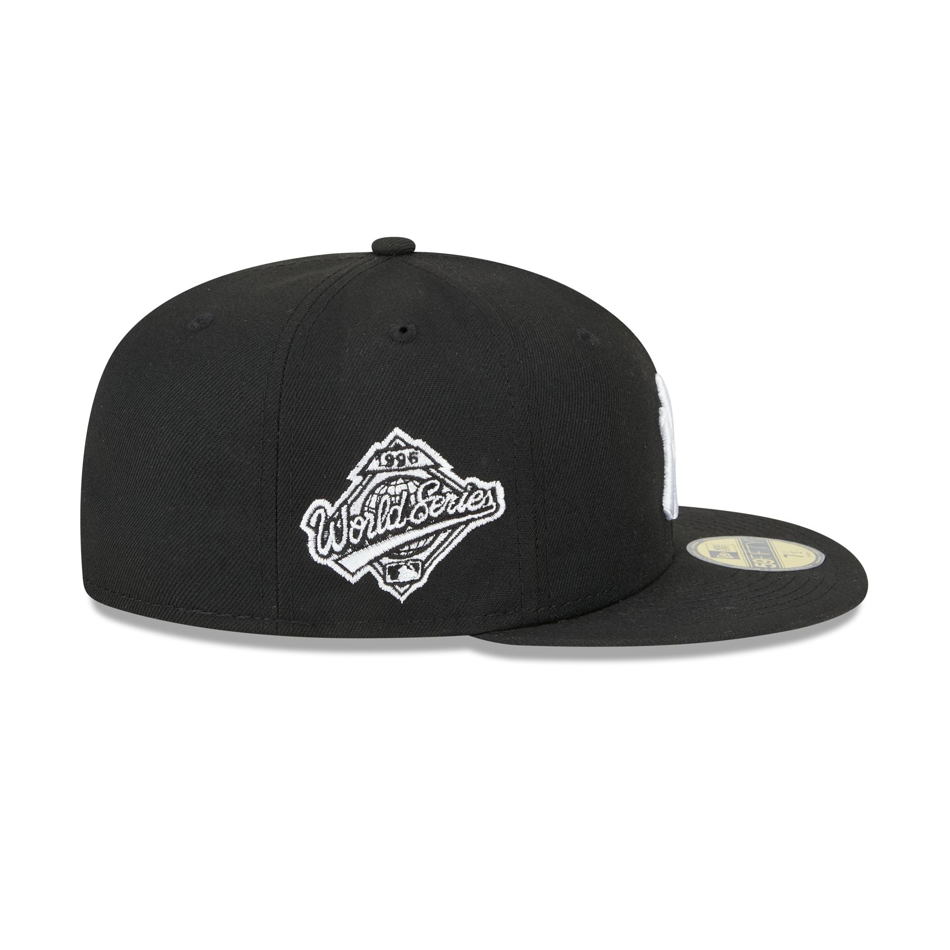 New York Yankees Sidepatch Black 59FIFTY Fitted Hat