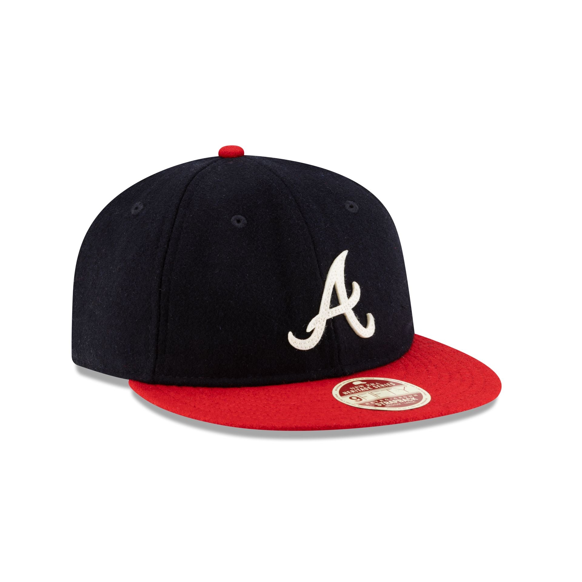 Atlanta Braves Heritage Series Retro Crown 9FIFTY Strapback Hat