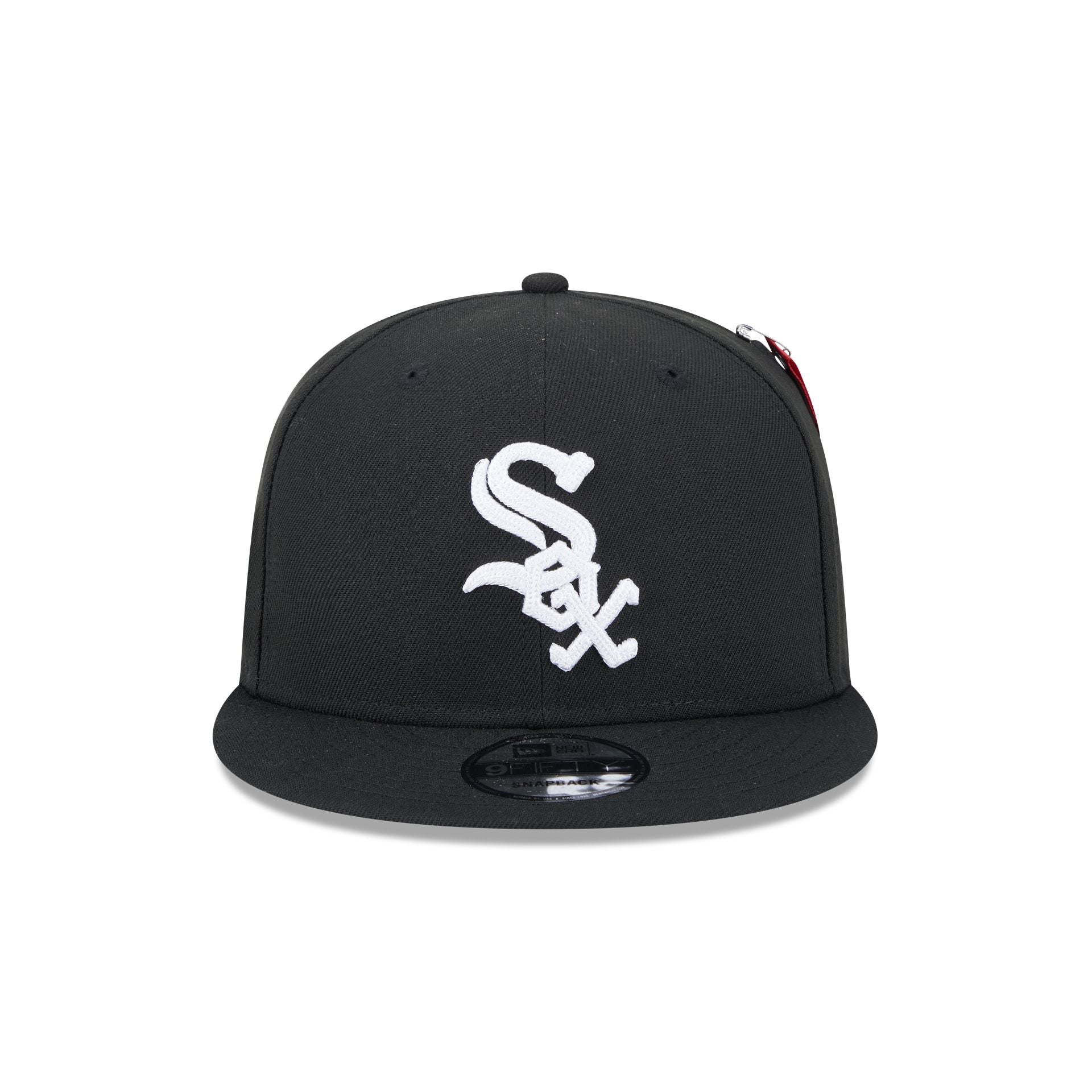 Alpha Industries x Chicago White Sox Black 9FIFTY Snapback Hat