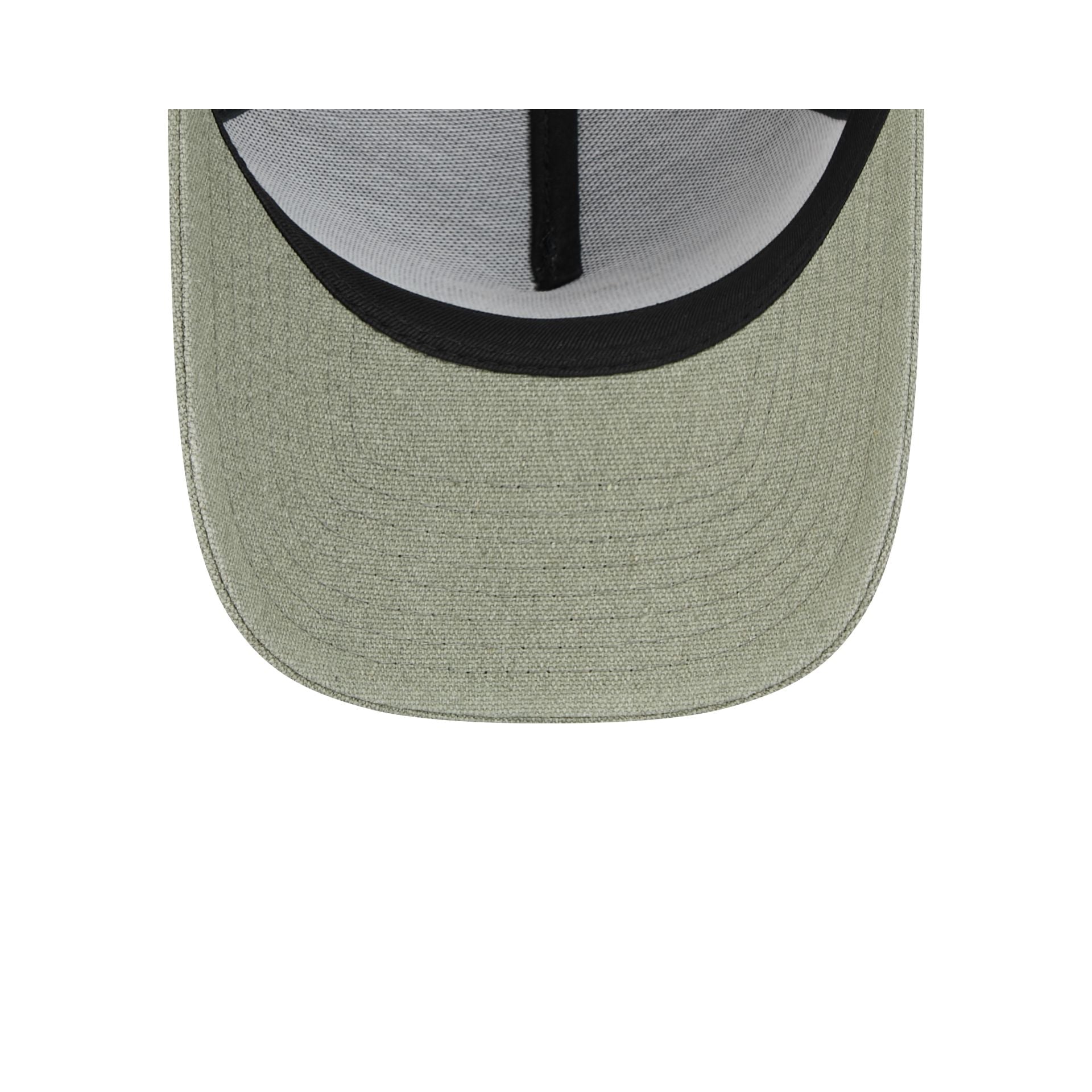 New York Yankees Logo Essentials Olive 9FORTY A-Frame Snapback Hat