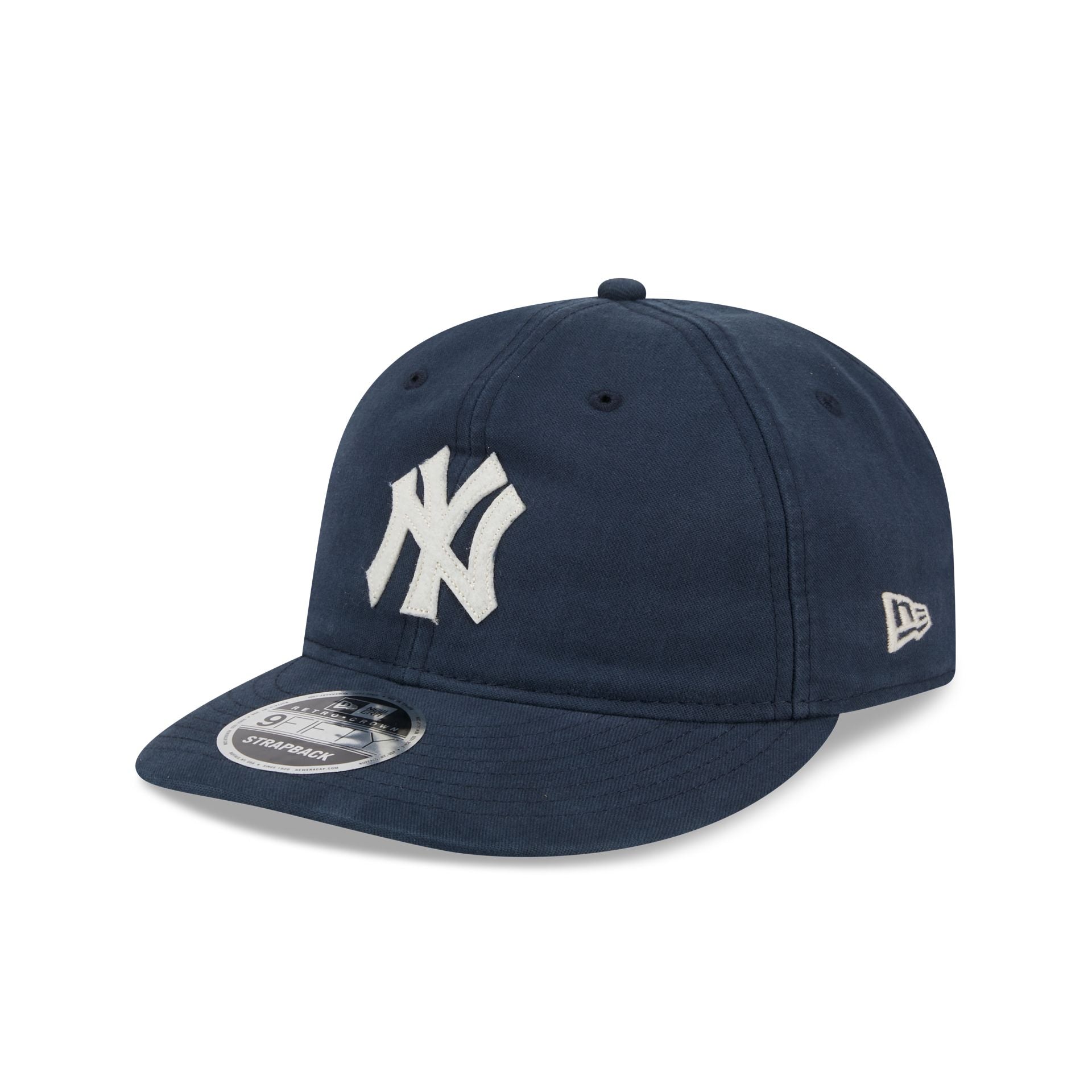 New York Yankees Canvas Felt Retro Crown 9FIFTY Strapback Hat
