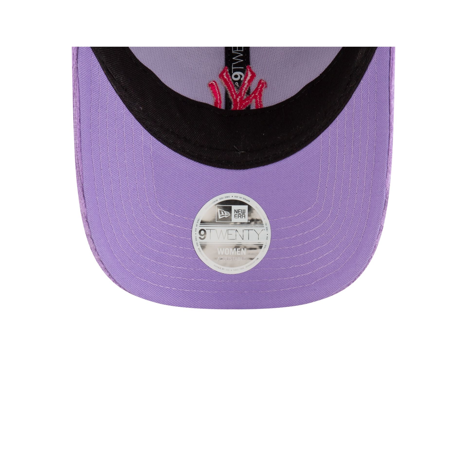New York Yankees Women's Lavender Cord 9TWENTY Adjustable Hat