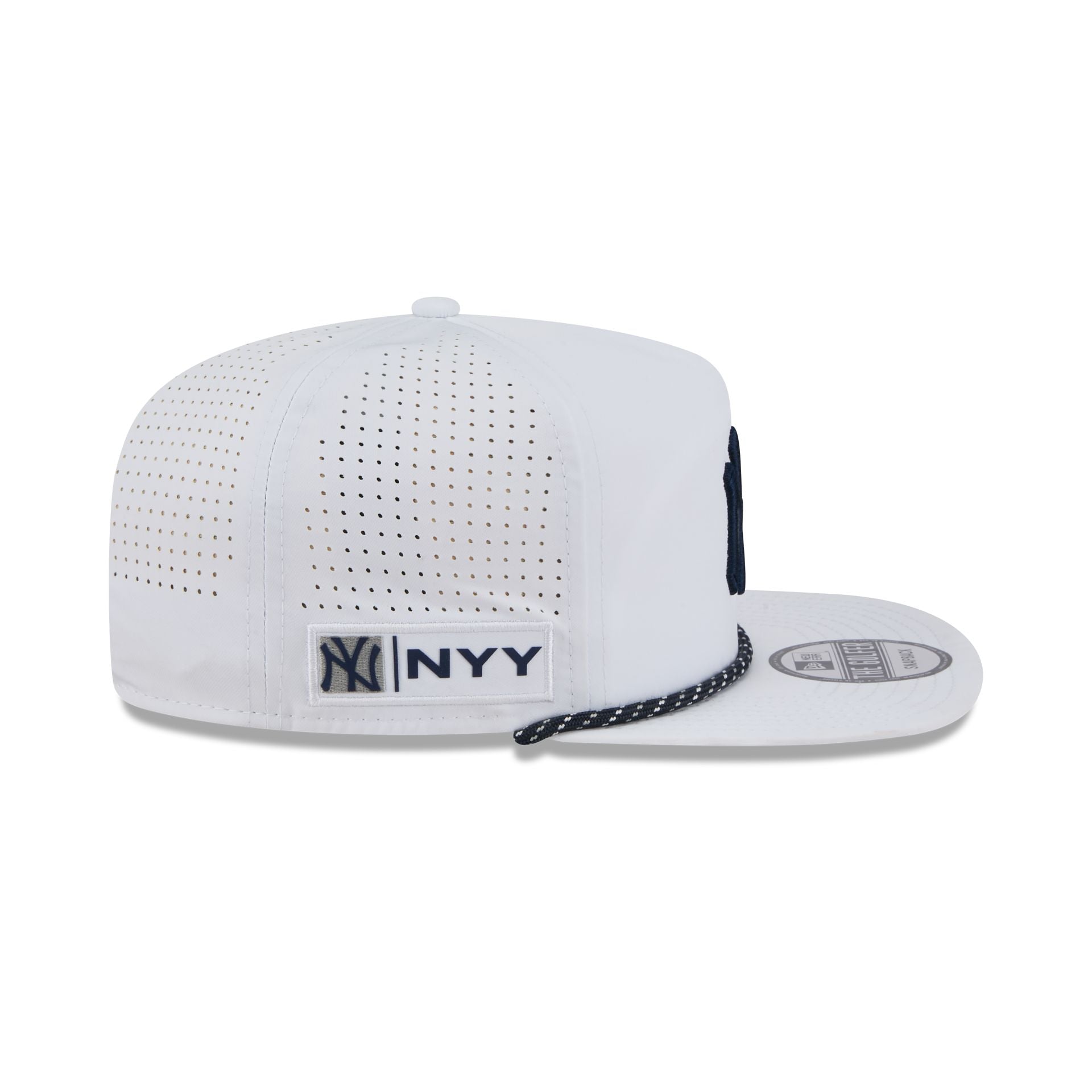 New York Yankees Optic White Performance Rope Golfer Hat