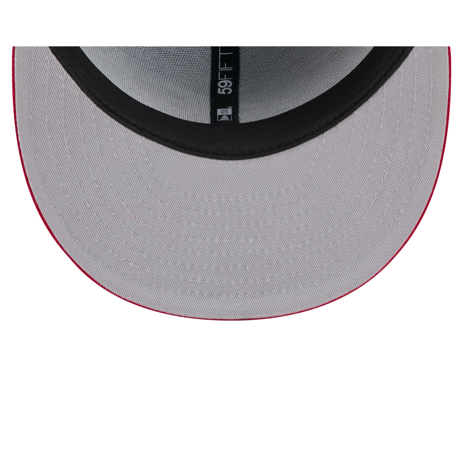 Chicago White Sox Pinstripe League Pin 59FIFTY Fitted Hat