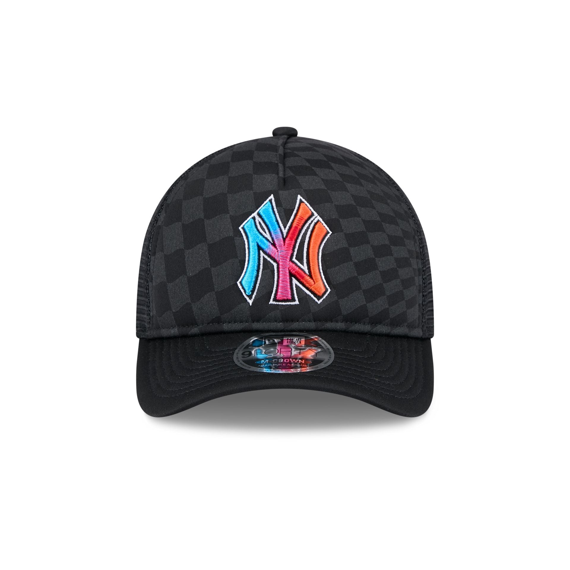 New York Yankees Gradient Raceway 9FORTY M-Crown A-Frame Trucker Hat