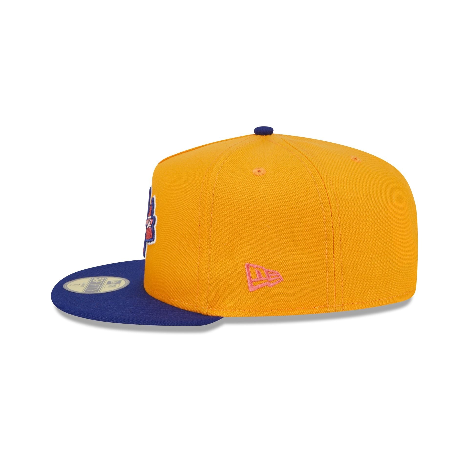 Atlanta Braves Gold 59FIFTY A-Frame Fitted Hat