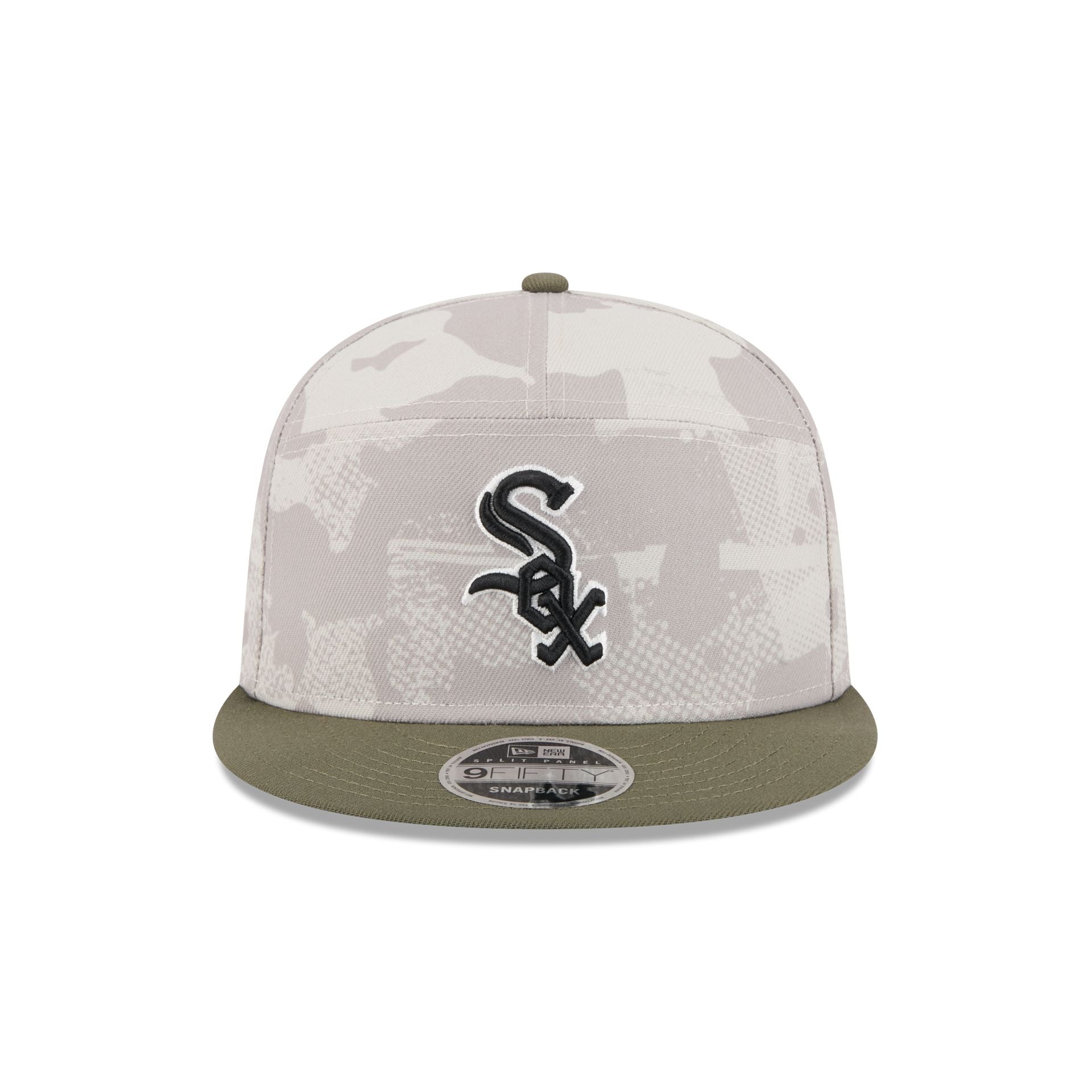 Chicago White Sox Armed Forces Day 2025 Split Panel 9FIFTY Snapback Hat