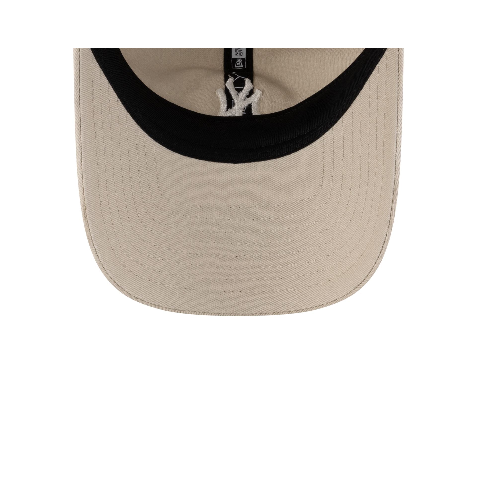 New York Yankees Mini Logo Washed Cream 9TWENTY Adjustable Hat