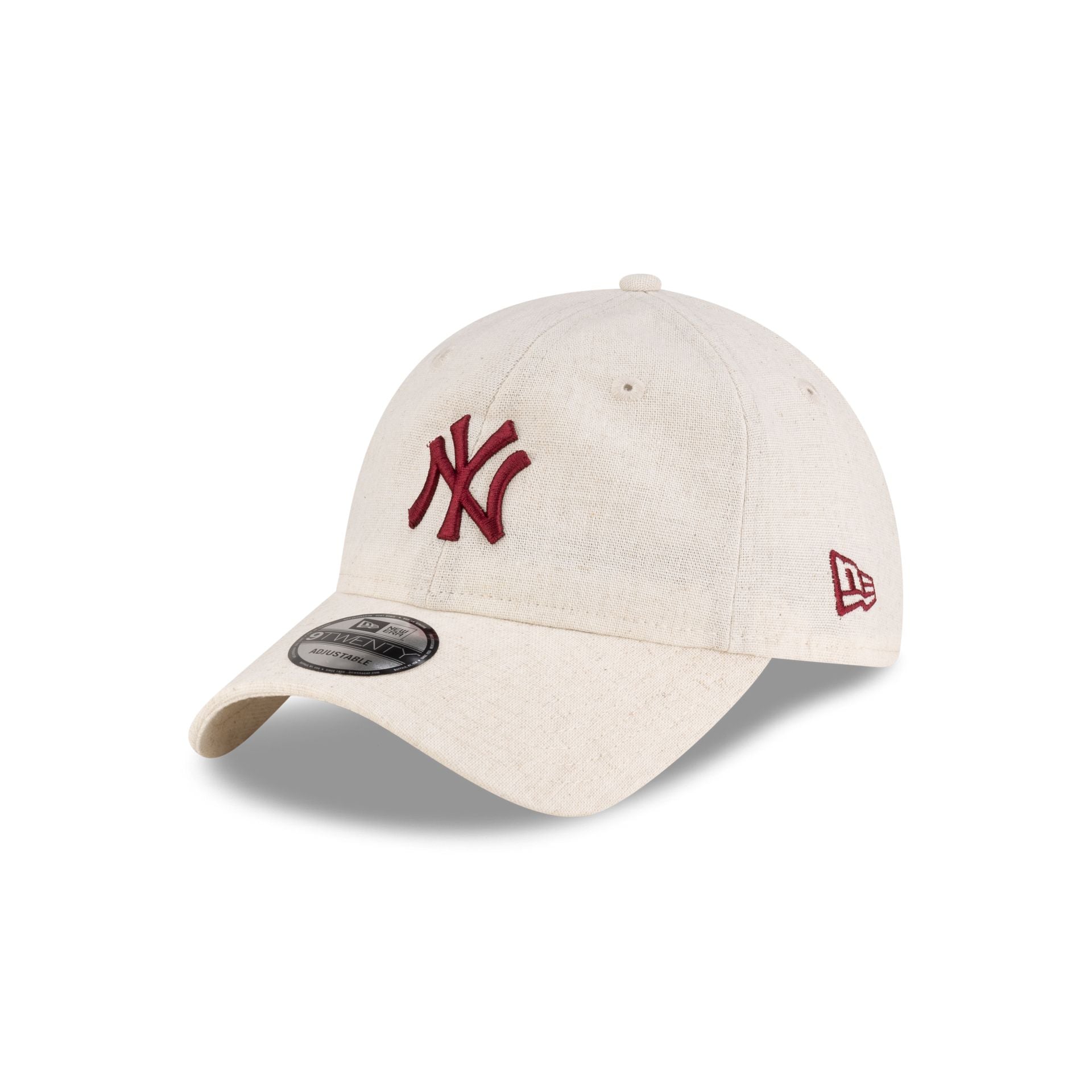 New York Yankees Linen Cream 9TWENTY Adjustable Hat