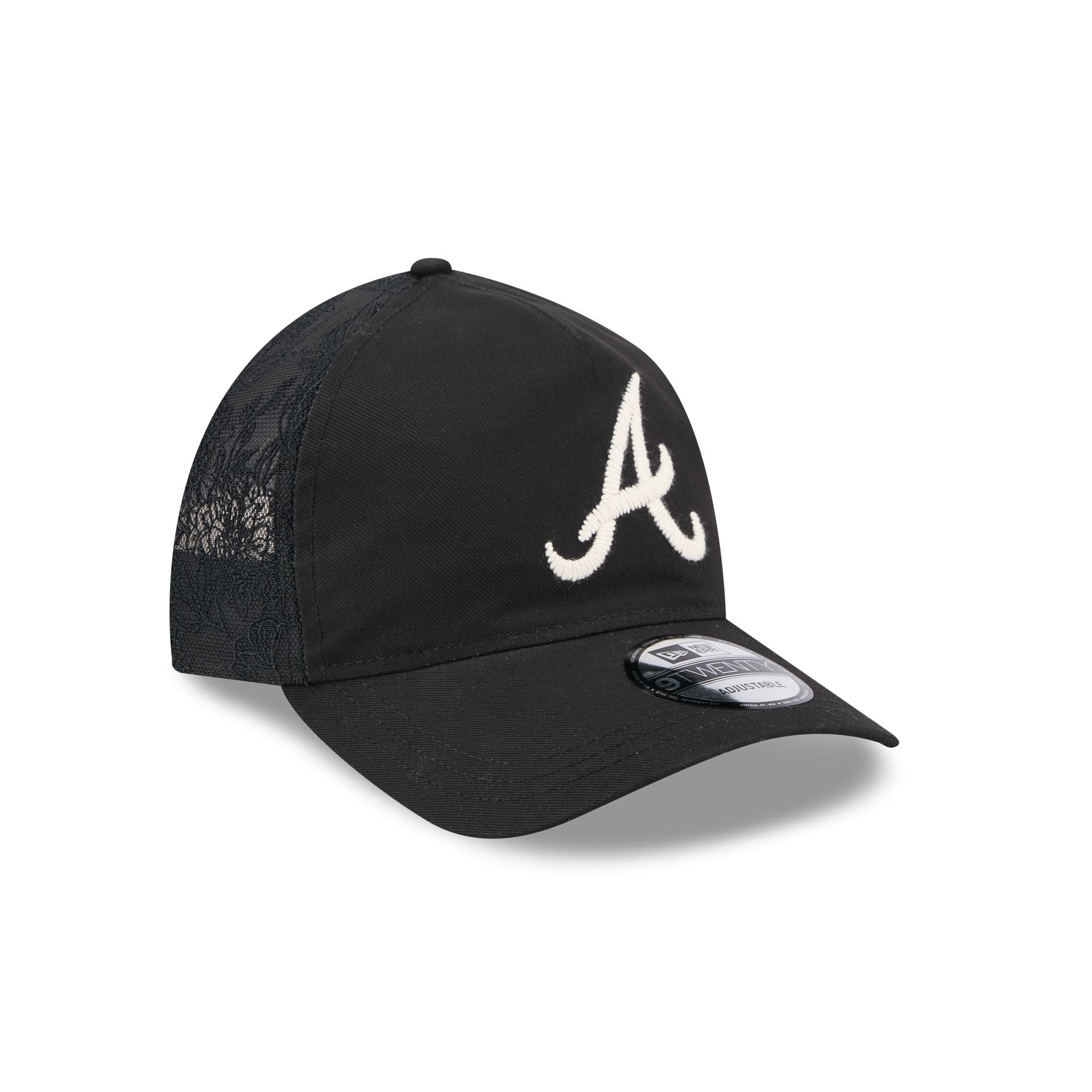 Atlanta Braves Embroidered Mesh 9TWENTY A-Frame Adjustable Hat