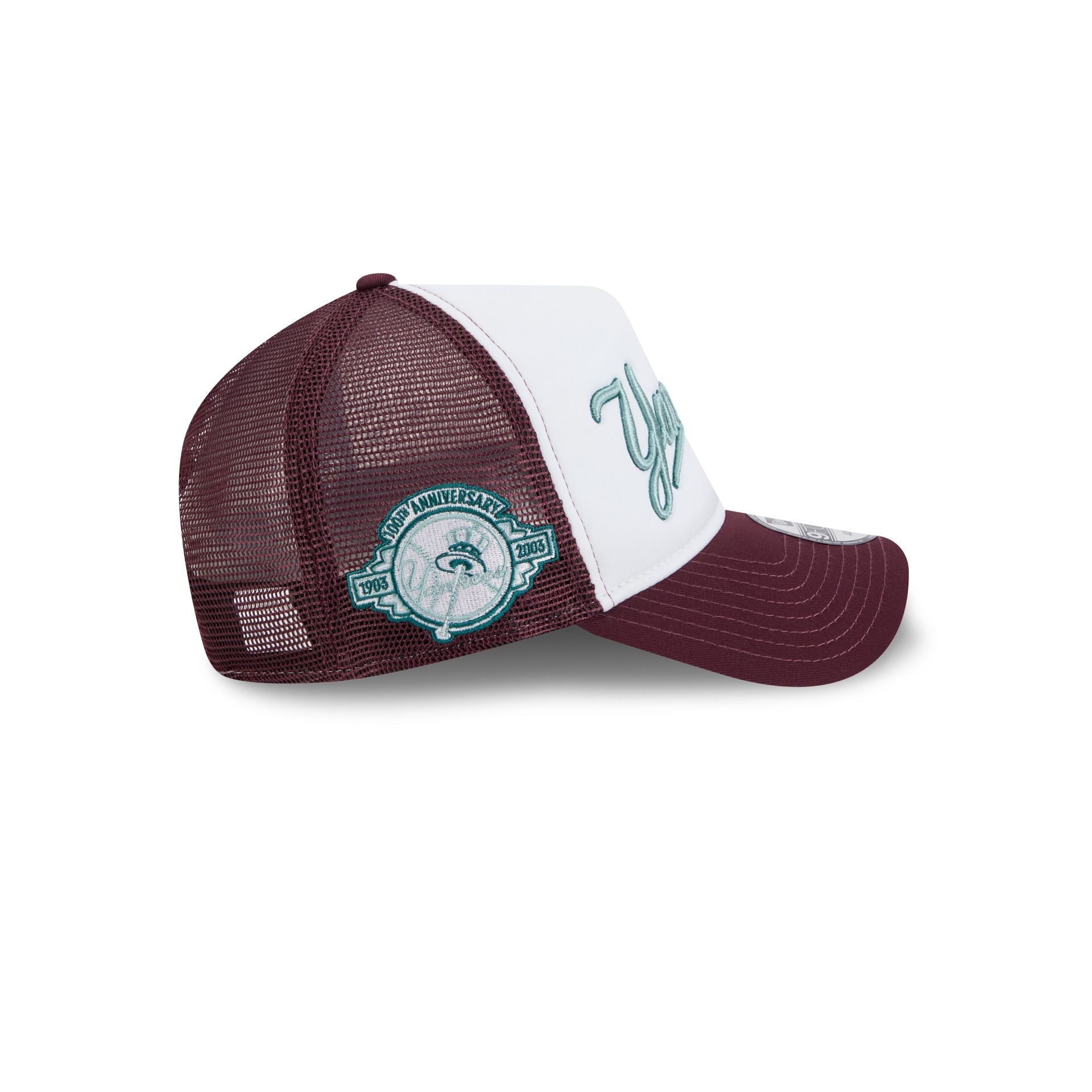 New York Yankees Optic White 9FORTY A-Frame Snapback Hat