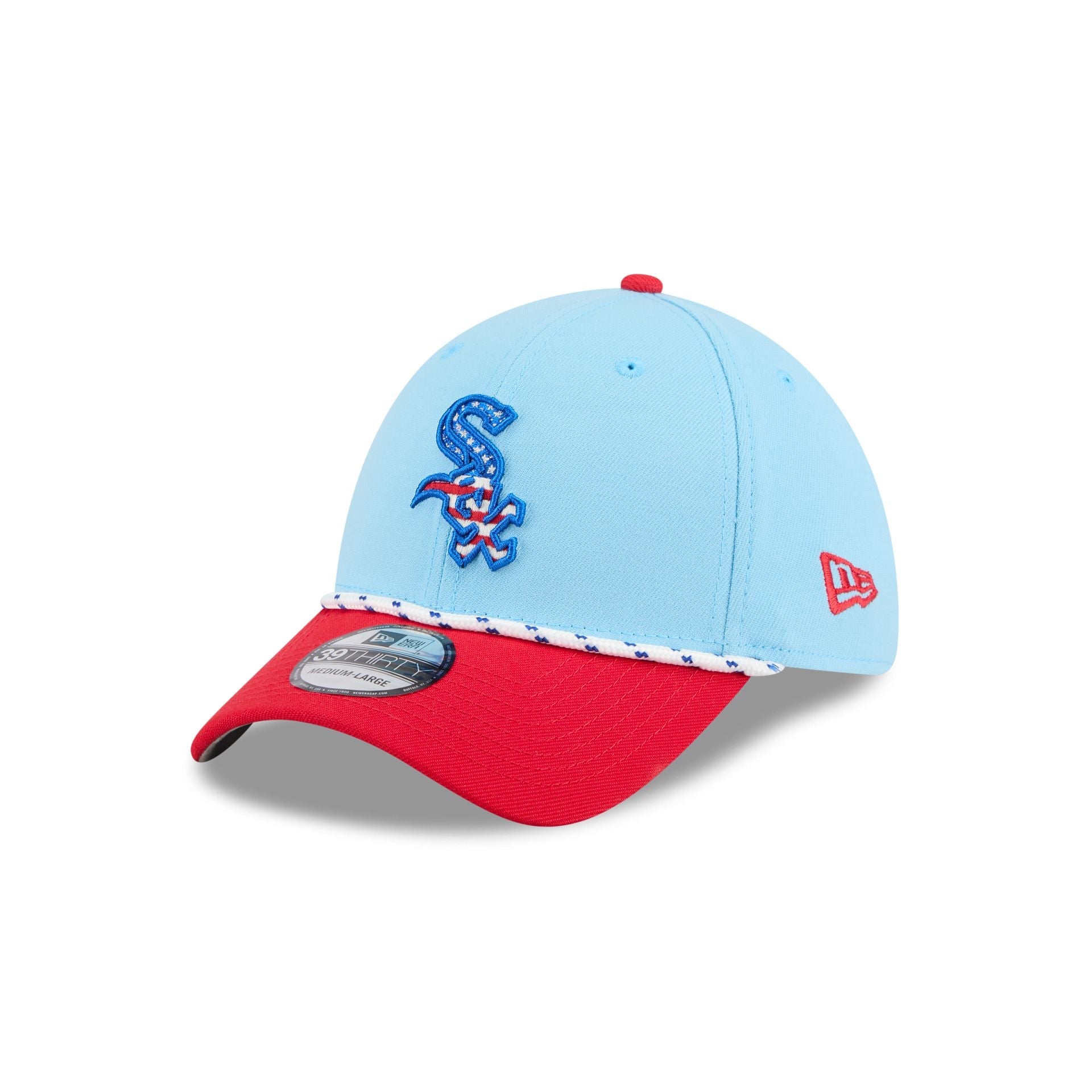 Chicago White Sox Independence Day 2025 39THIRTY Stretch Fit Hat