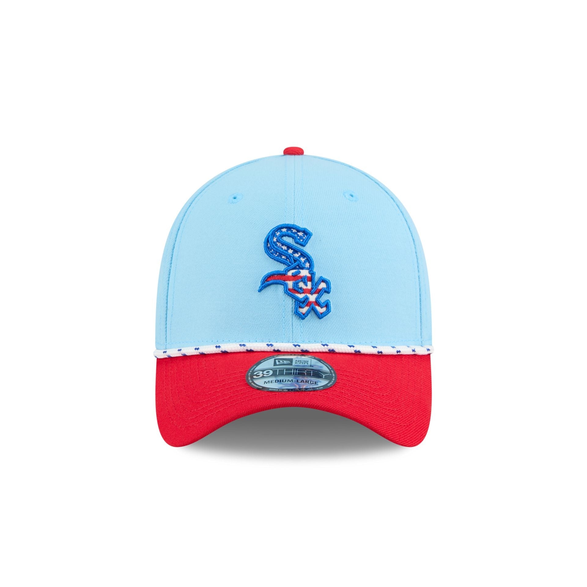 Chicago White Sox Independence Day 2025 39THIRTY Stretch Fit Hat