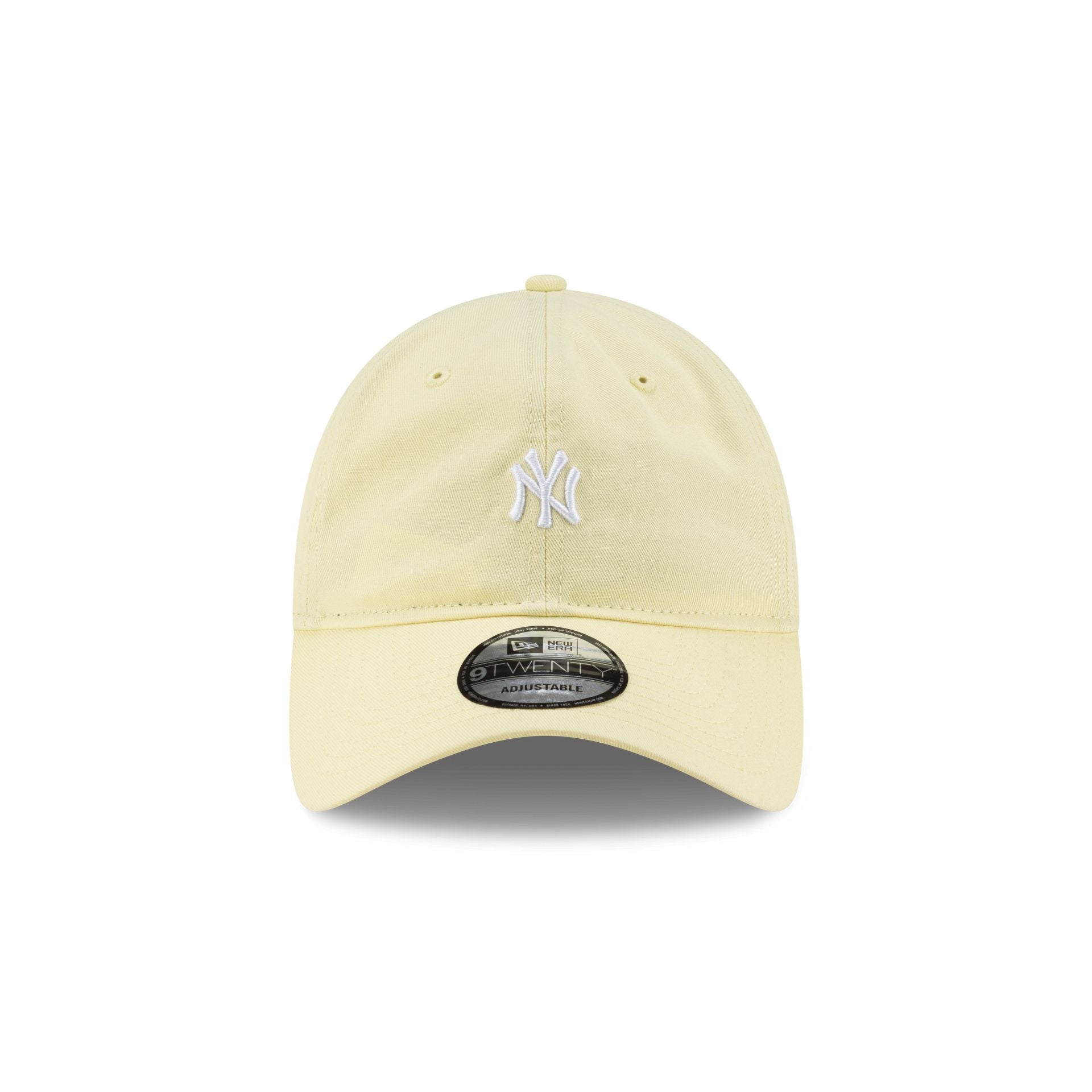 New York Yankees Mini Logo Pastel Yellow 9TWENTY Adjustable Hat