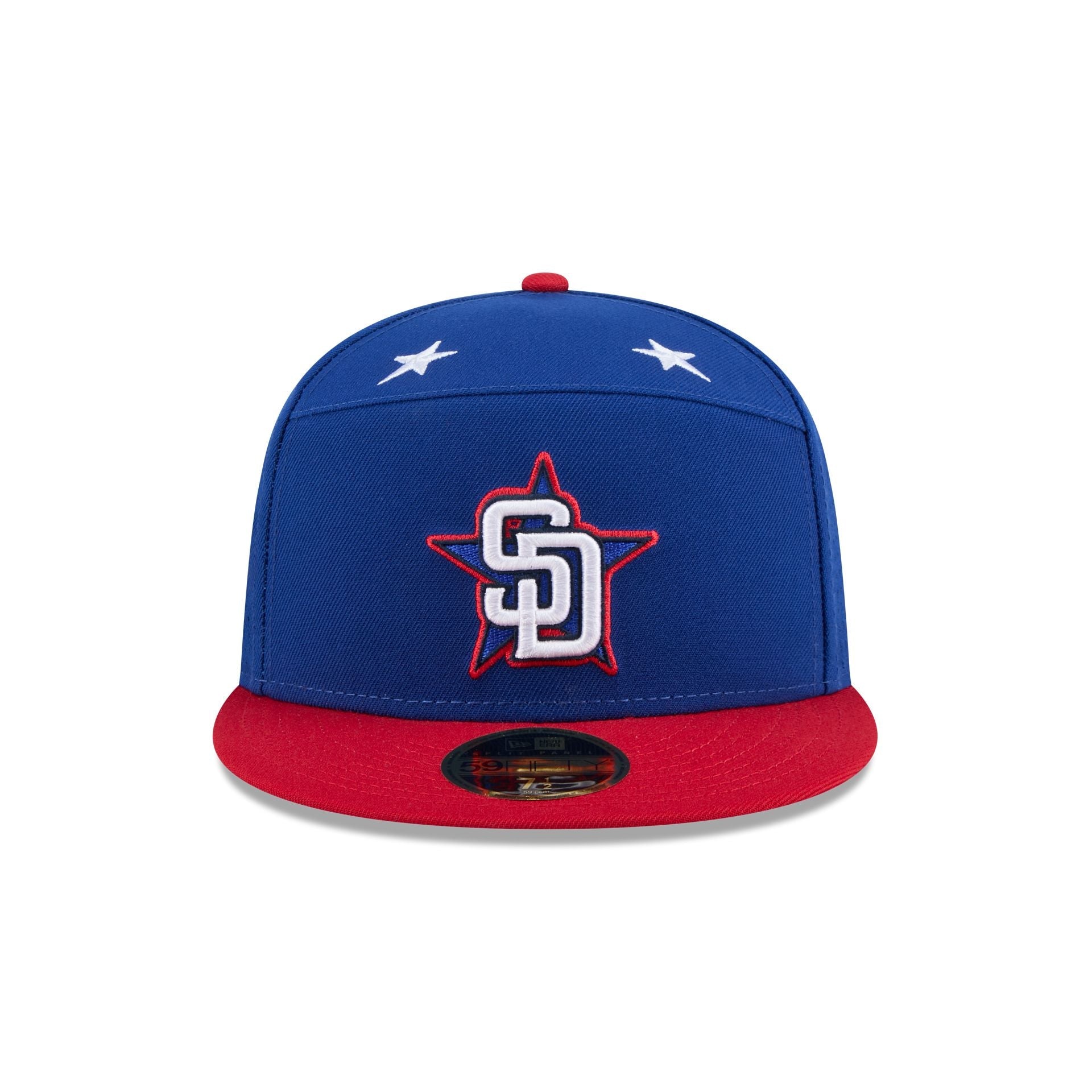 San Diego Padres 2025 All-Star Game Workout Split Panel 59FIFTY Fitted Hat