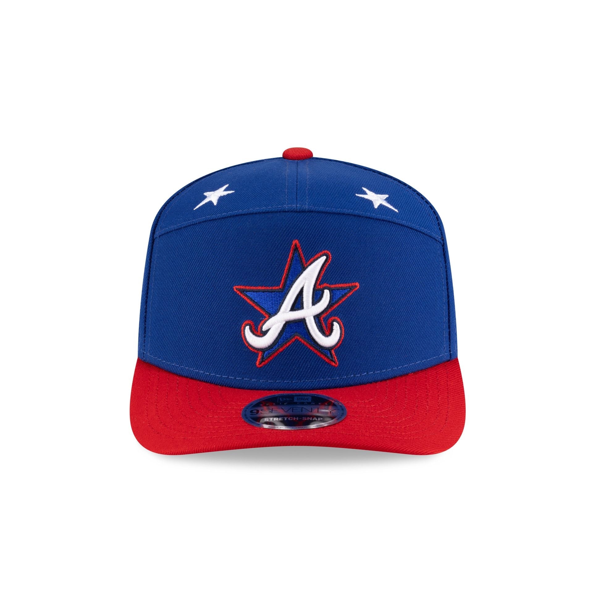 Atlanta Braves 2025 All-Star Game Workout Split Panel 9SEVENTY Stretch-Snap Hat