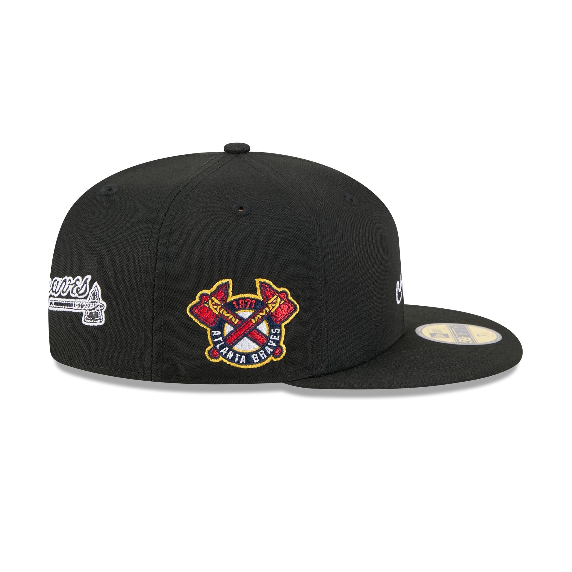 Alpha Industries x Atlanta Braves Black 59FIFTY Fitted Hat