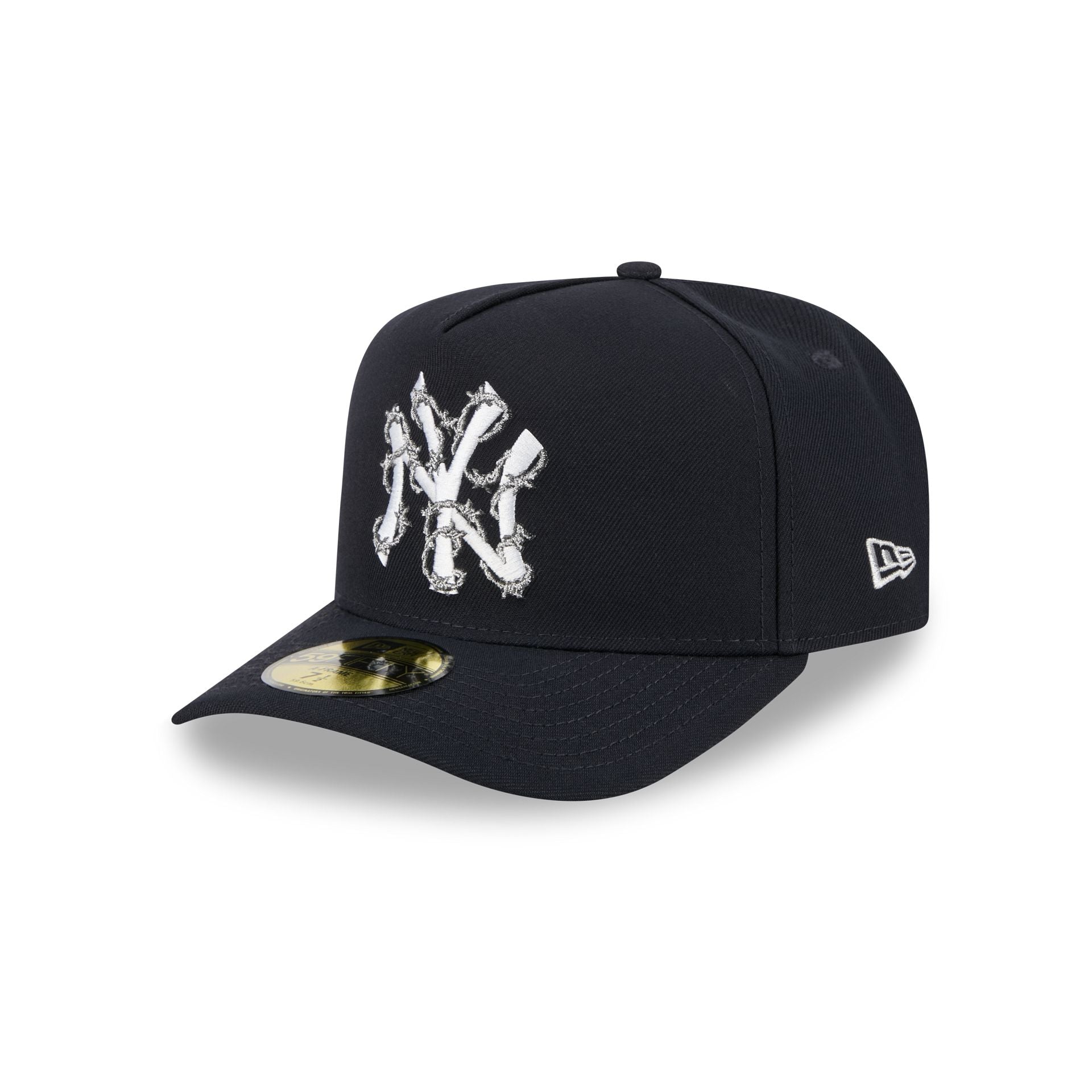 New York Yankees Barbed Wire 59FIFTY A-Frame Fitted Hat