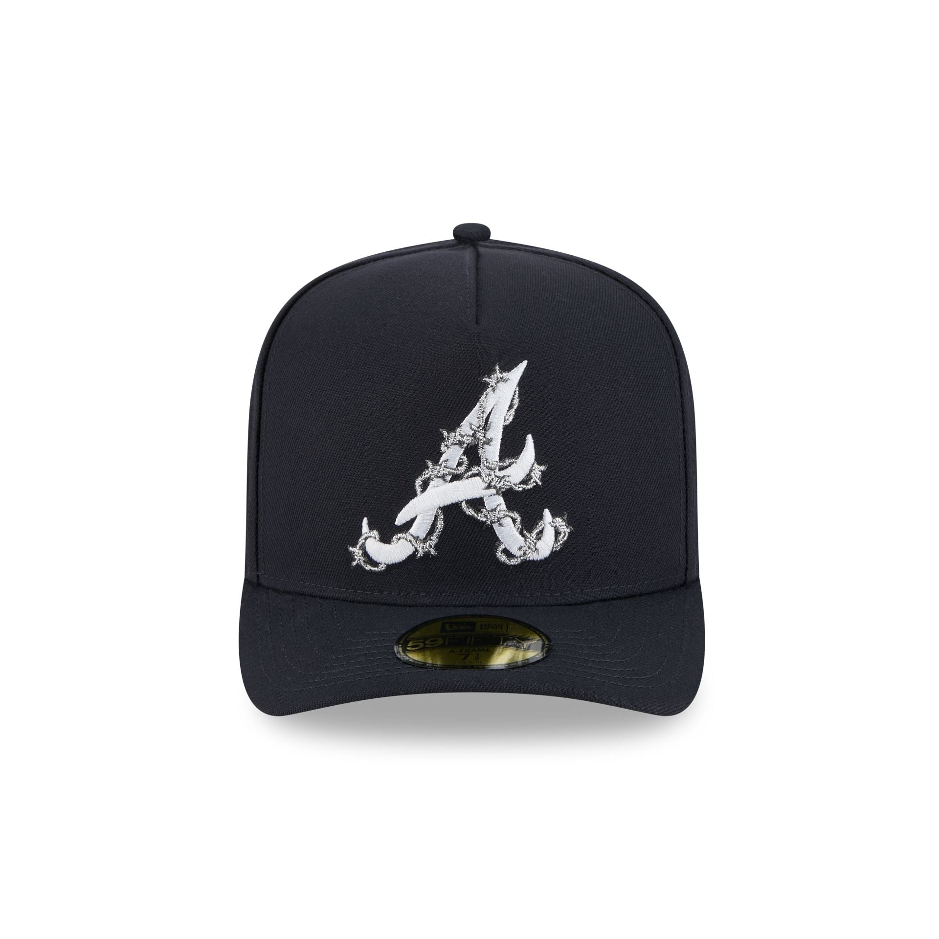 Atlanta Braves Barbed Wire 59FIFTY A-Frame Fitted Hat