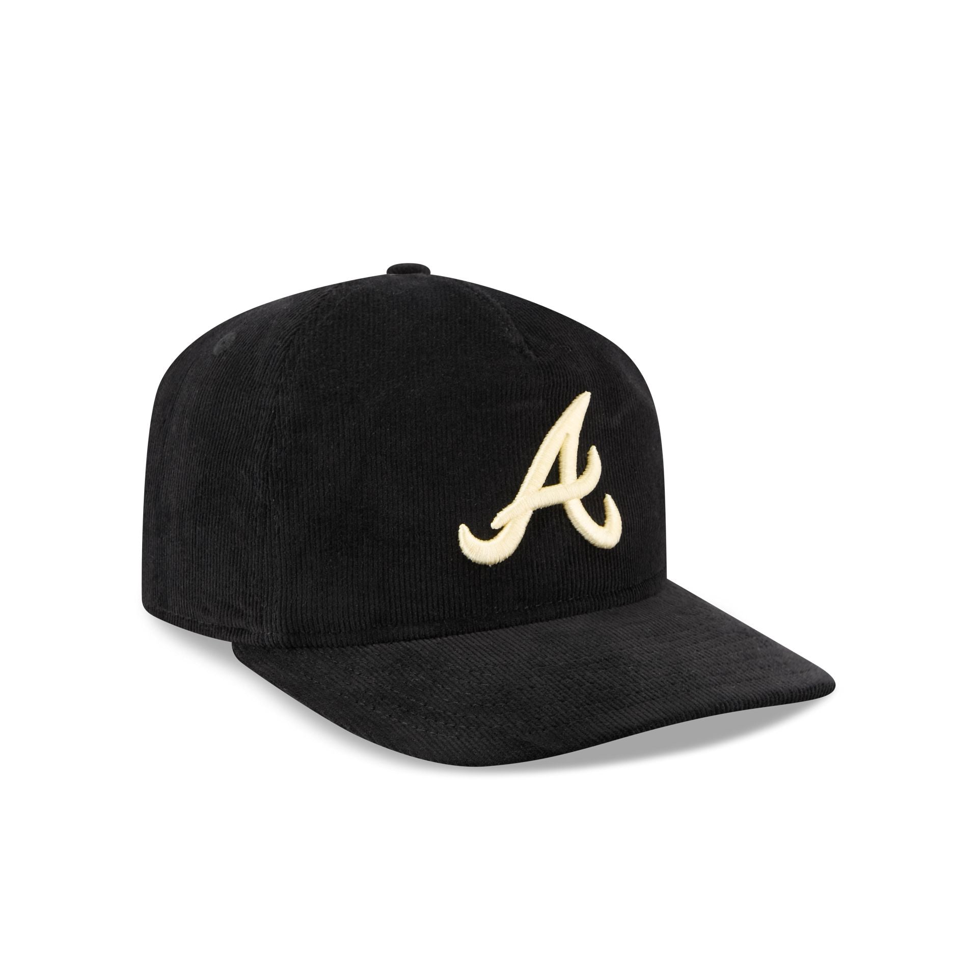 Atlanta Braves Nostalgic Black Corduroy 19TWENTY Adjustable Hat
