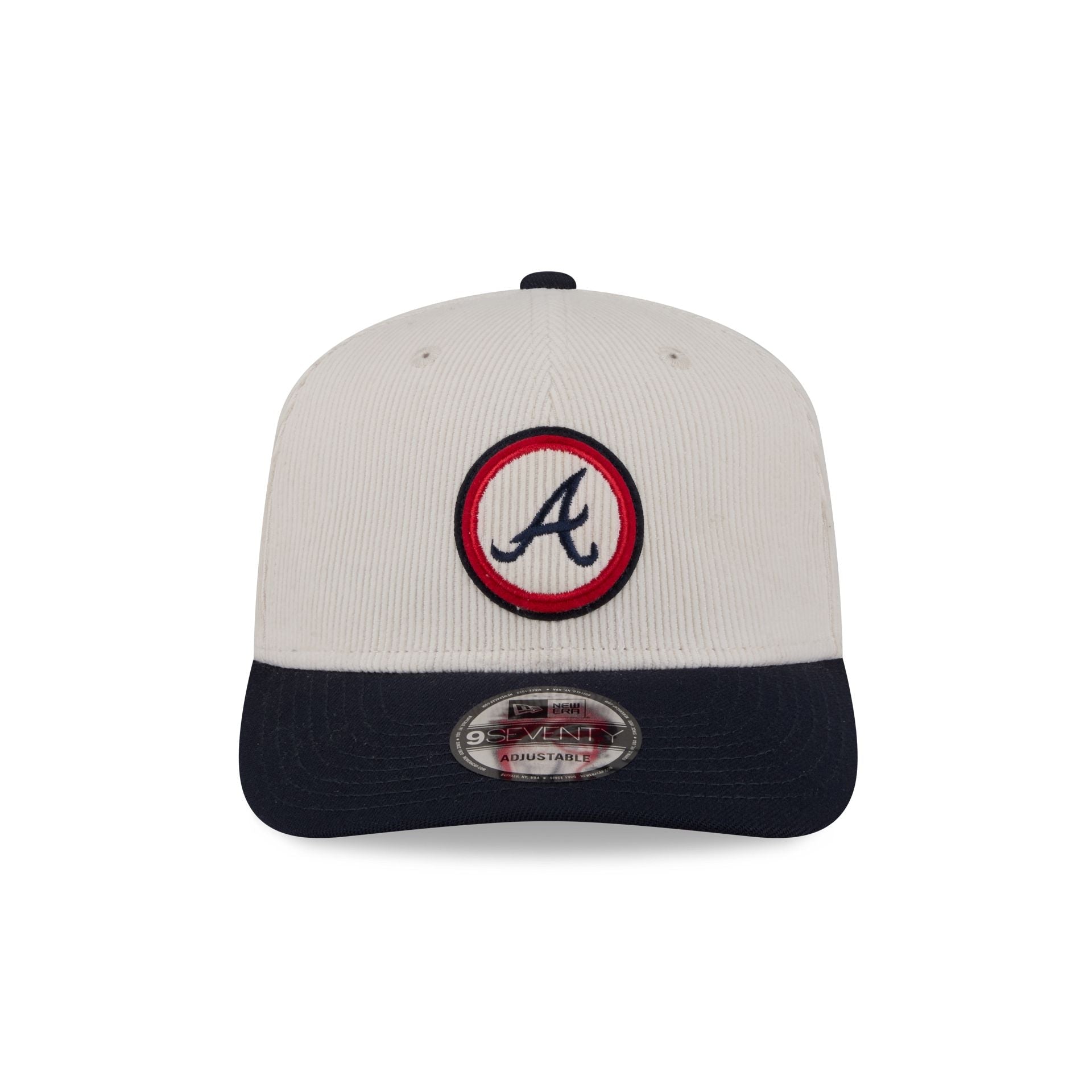 Atlanta Braves Loyal Corduroy 9SEVENTY Stretch-Snap Hat