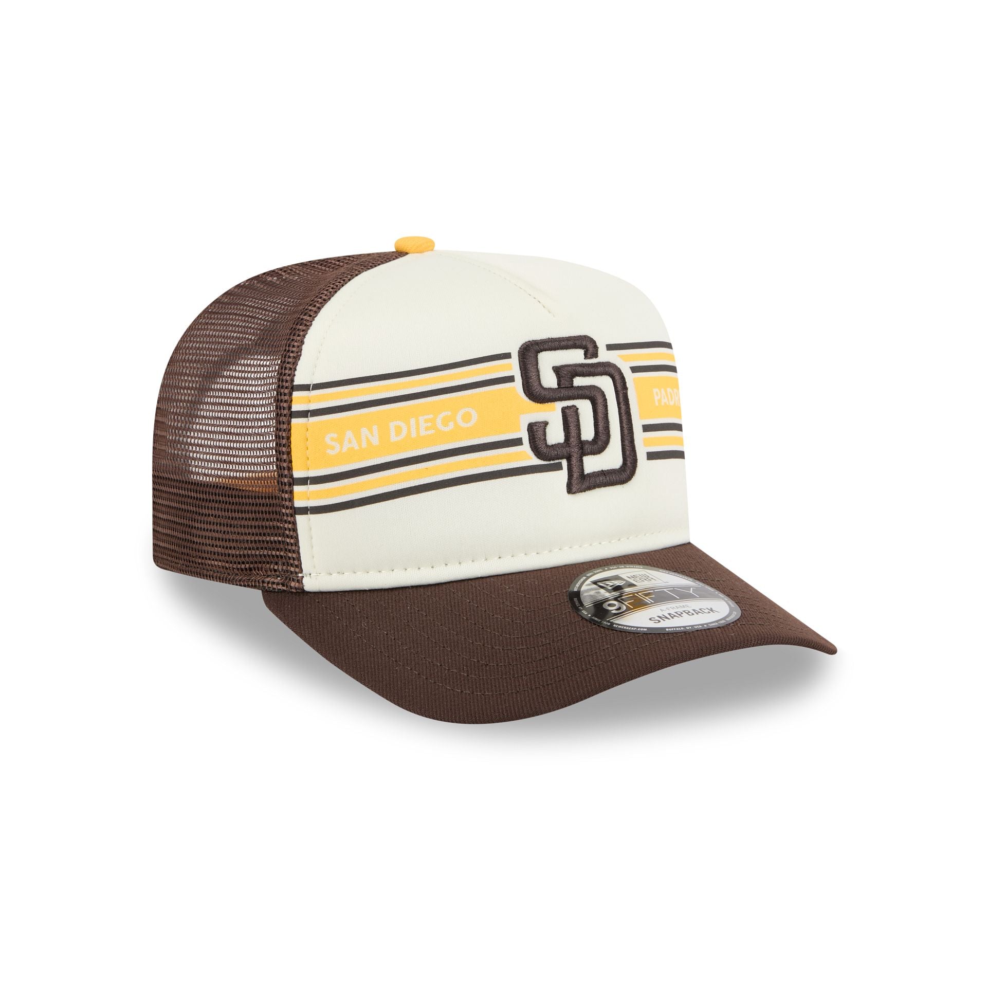San Diego Padres Banner 9FIFTY A-Frame Trucker Hat