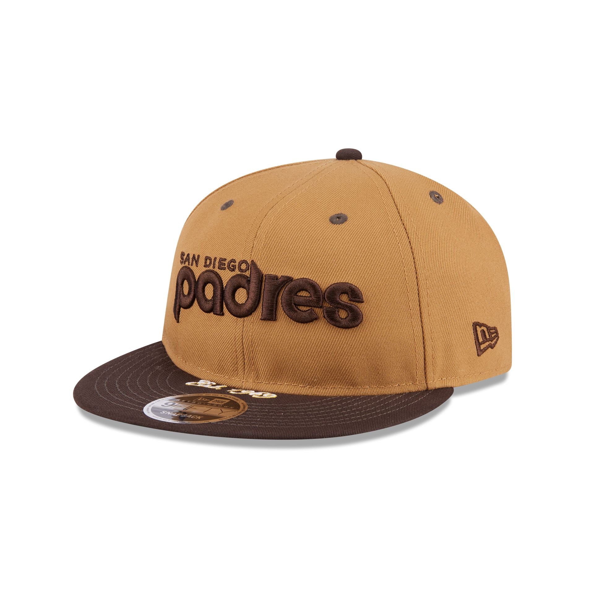 San Diego Padres Wheat Retro Crown 9FIFTY Snapback Hat