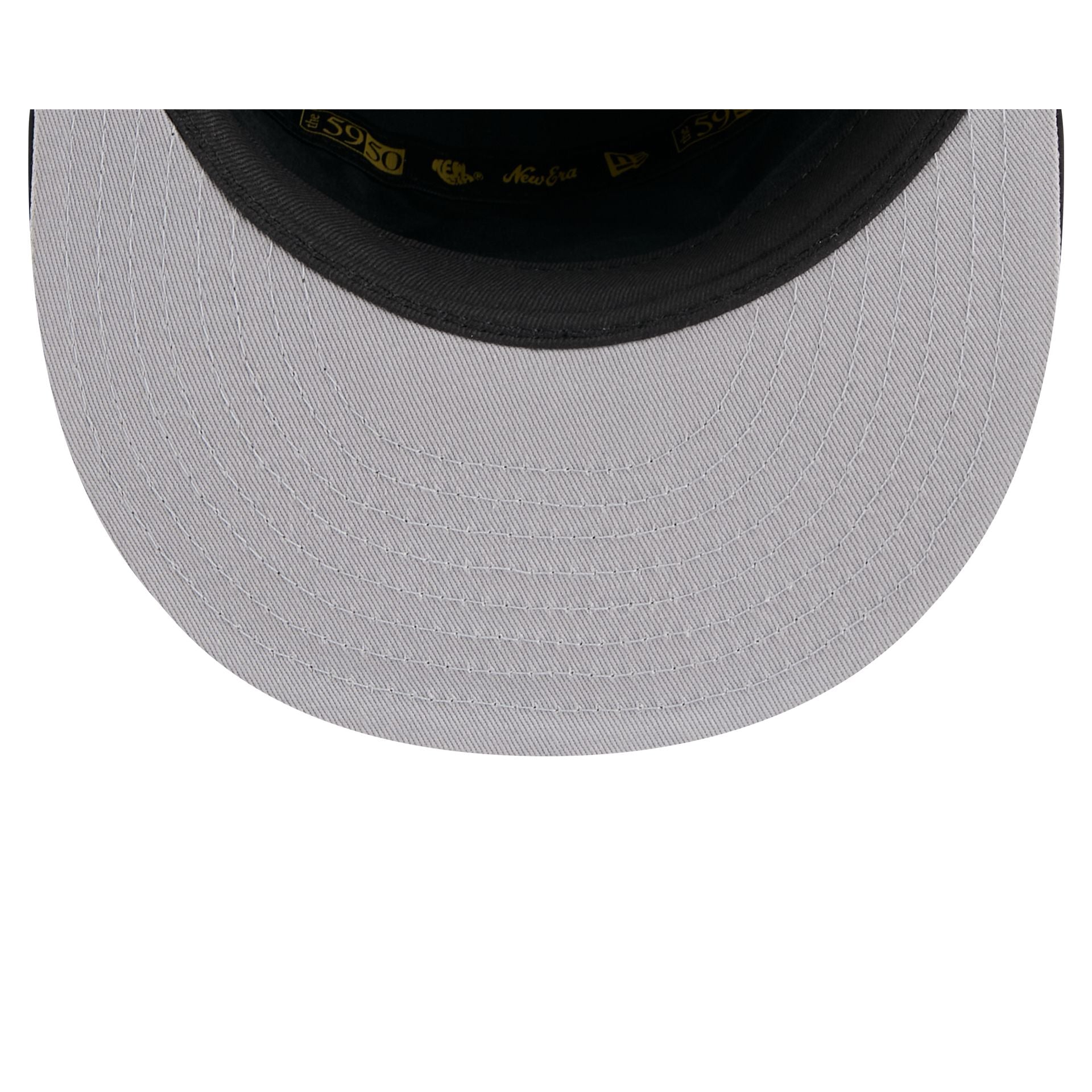 Pittsburgh Pirates Black Poly Rope Split Panel 59FIFTY Fitted Hat