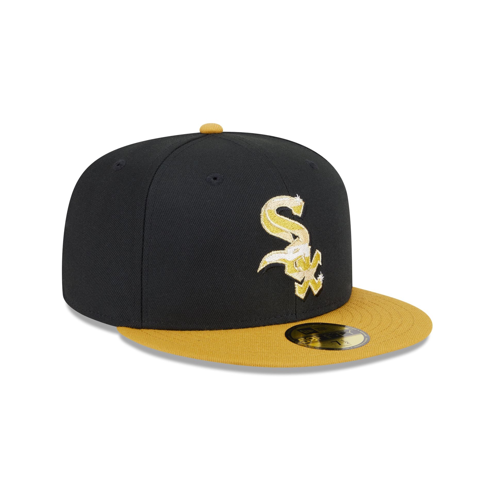 Chicago White Sox Metallic Gold Logo 59FIFTY Fitted Hat