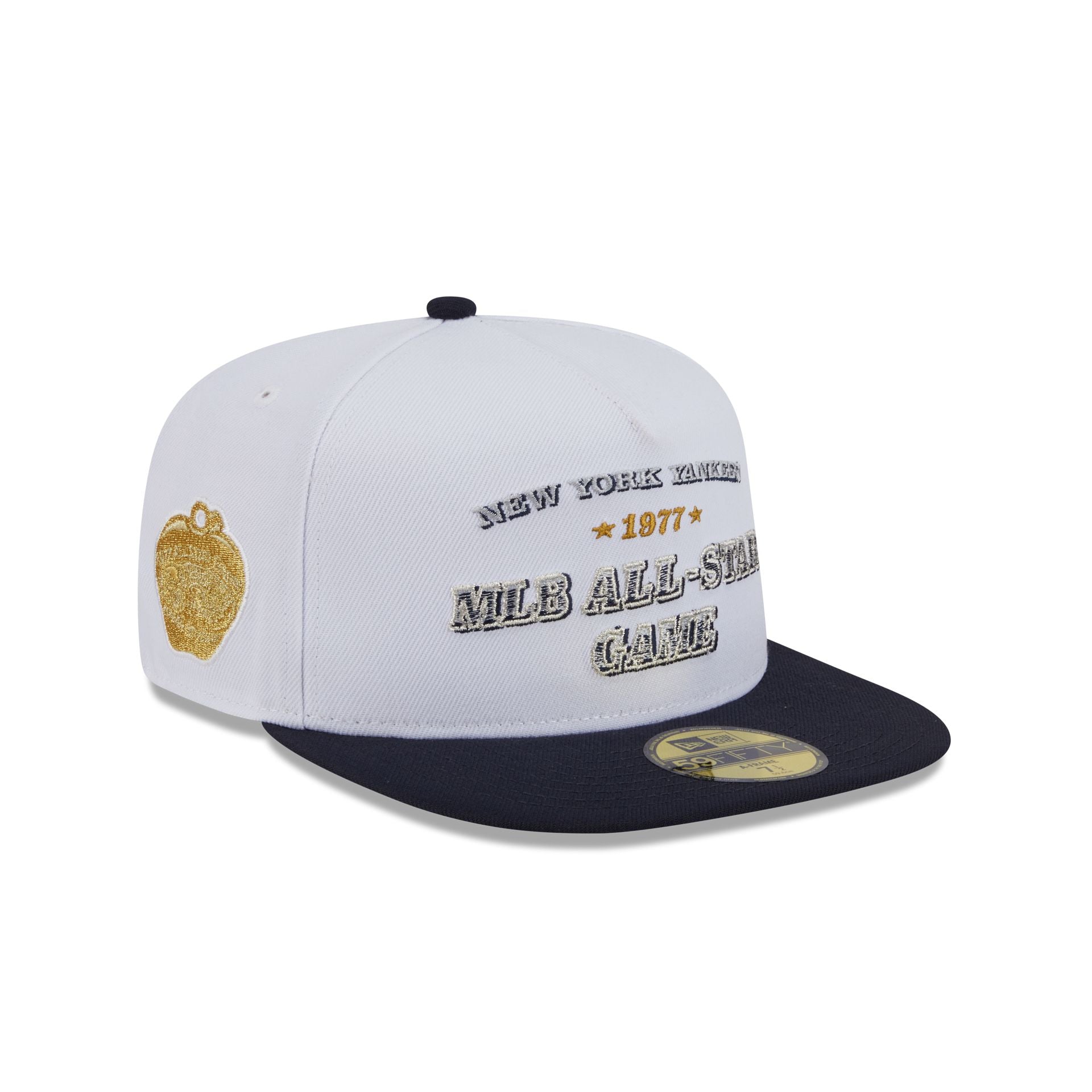 New York Yankees Summer Derby White 59FIFTY A-Frame Fitted Hat