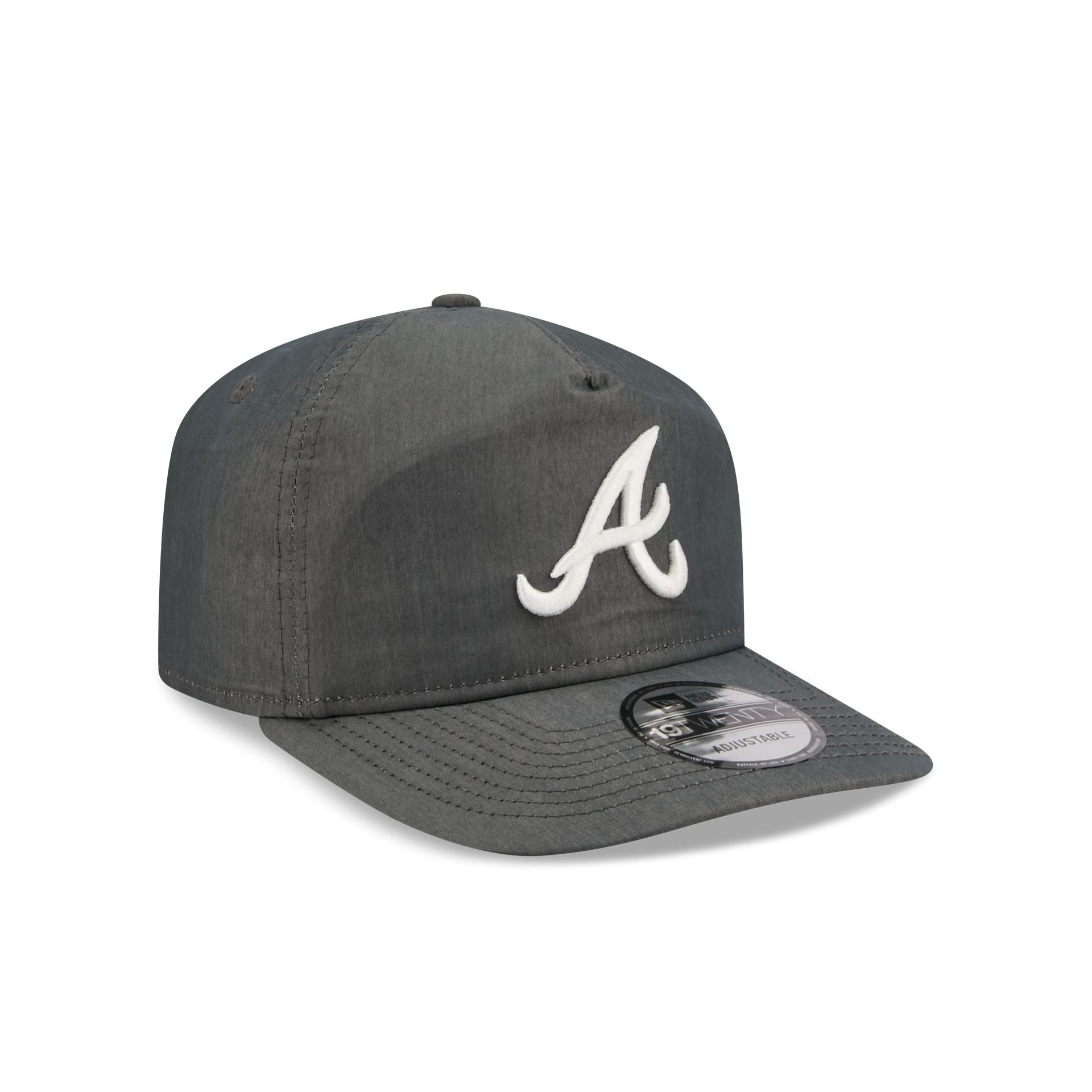 Atlanta Braves Heather Gray Nylon 19TWENTY Adjustable Hat