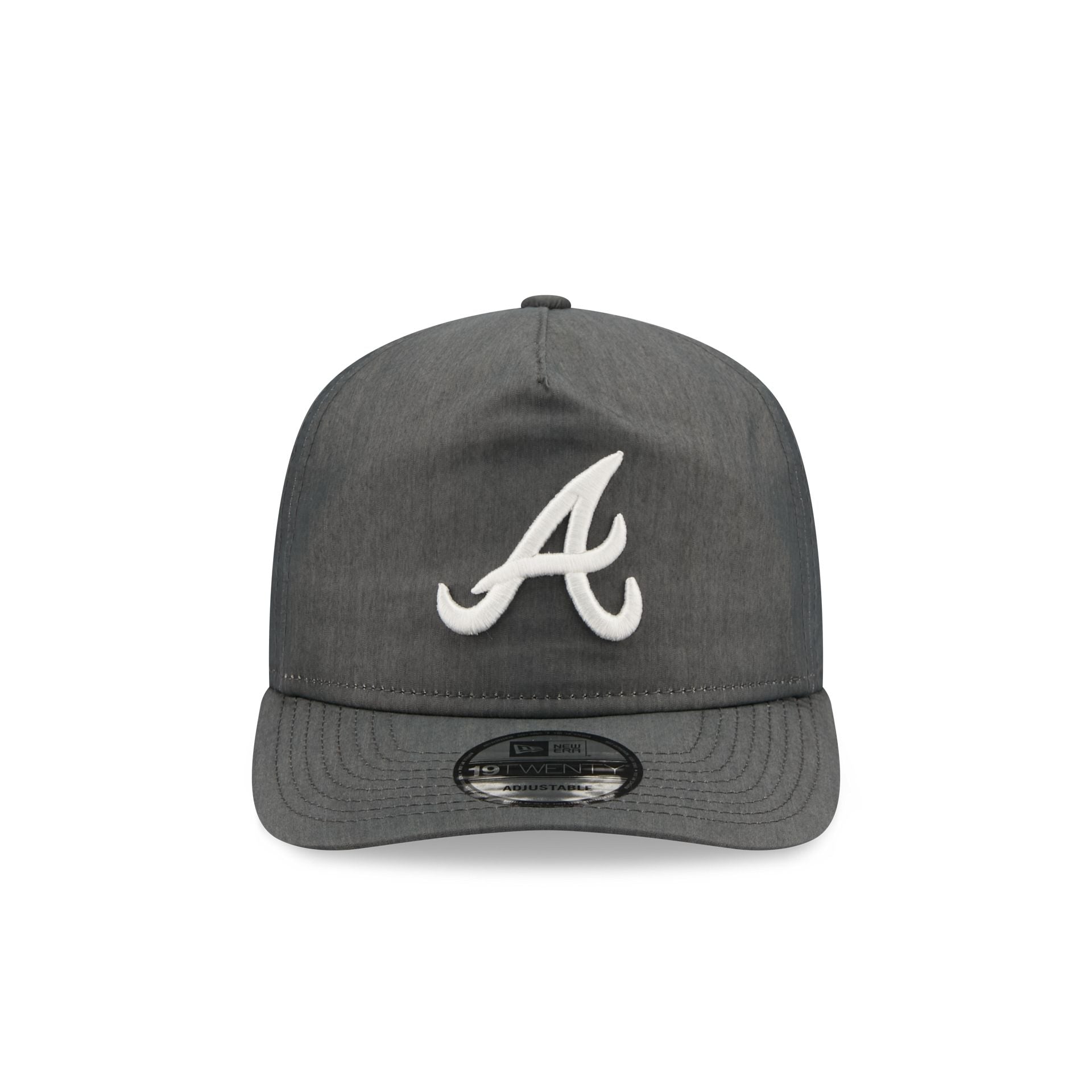 Atlanta Braves Heather Gray Nylon 19TWENTY Adjustable Hat
