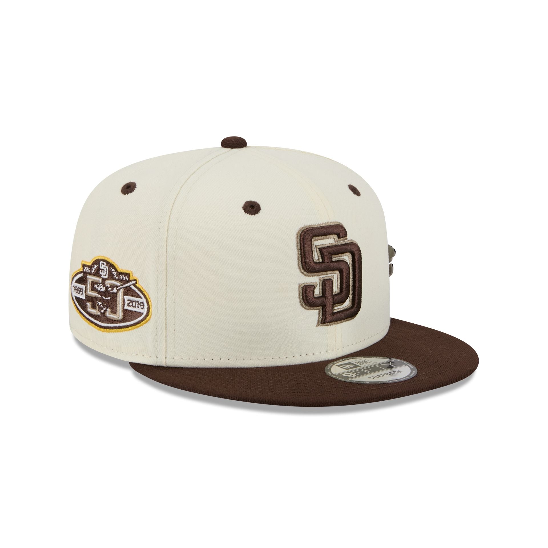 San Diego Padres Mascot Pin 9FIFTY Snapback Hat