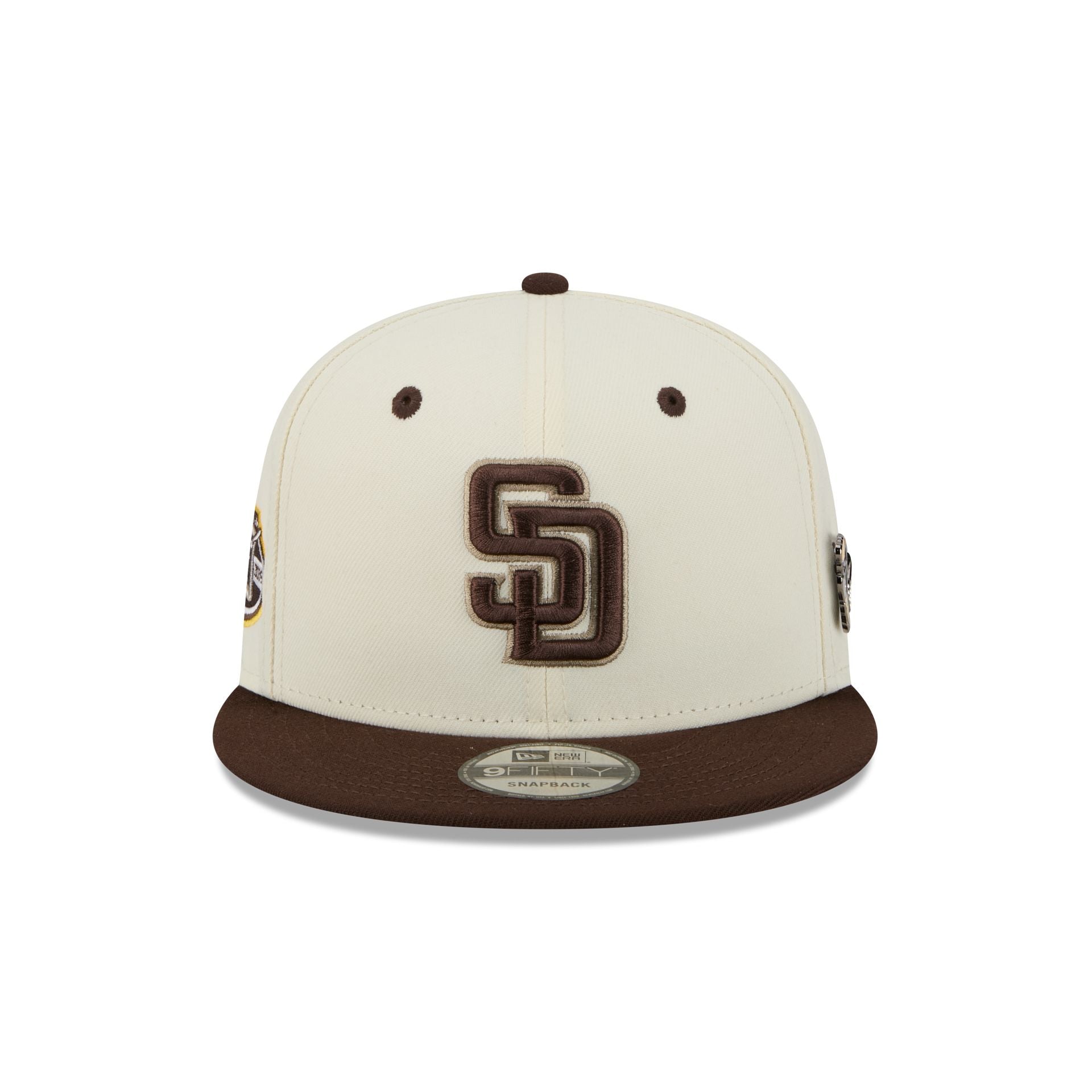 San Diego Padres Mascot Pin 9FIFTY Snapback Hat