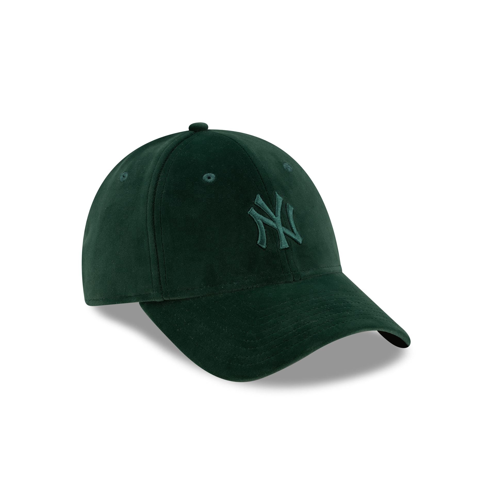 New York Yankees Dark Green Velour Women's 9FORTY Adjustable Hat