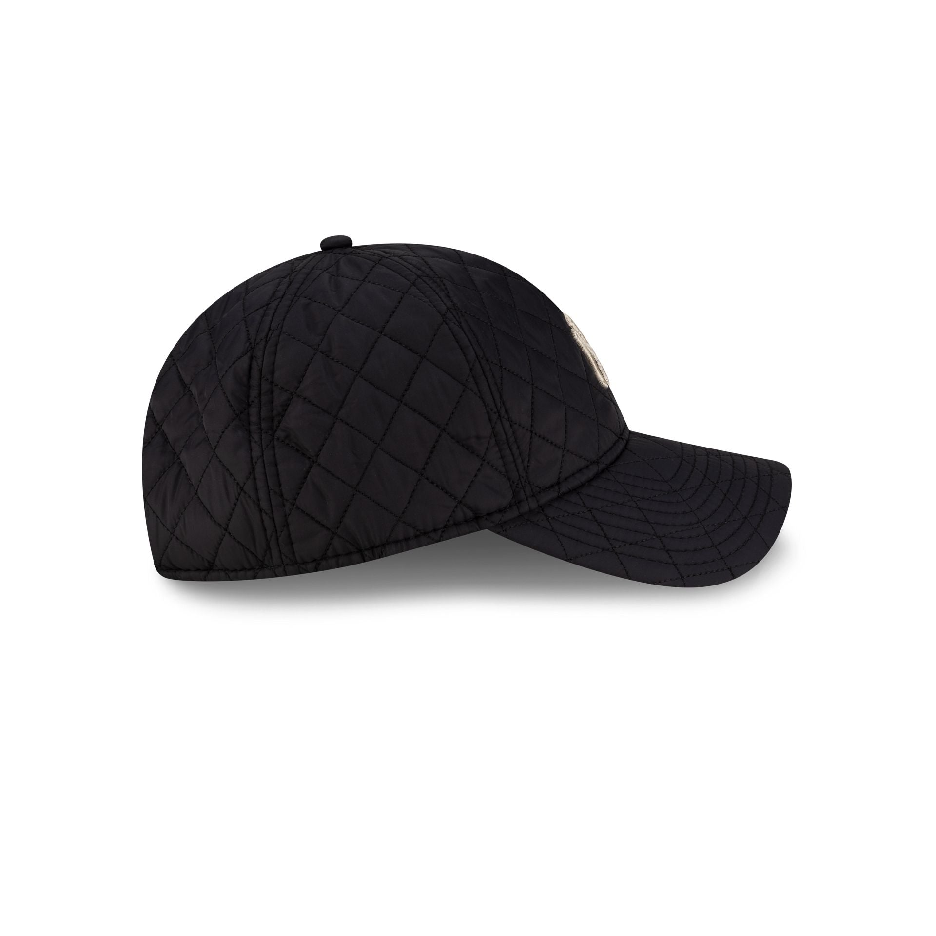 New York Yankees Quilted Satin Black 9TWENTY Adjustable Hat