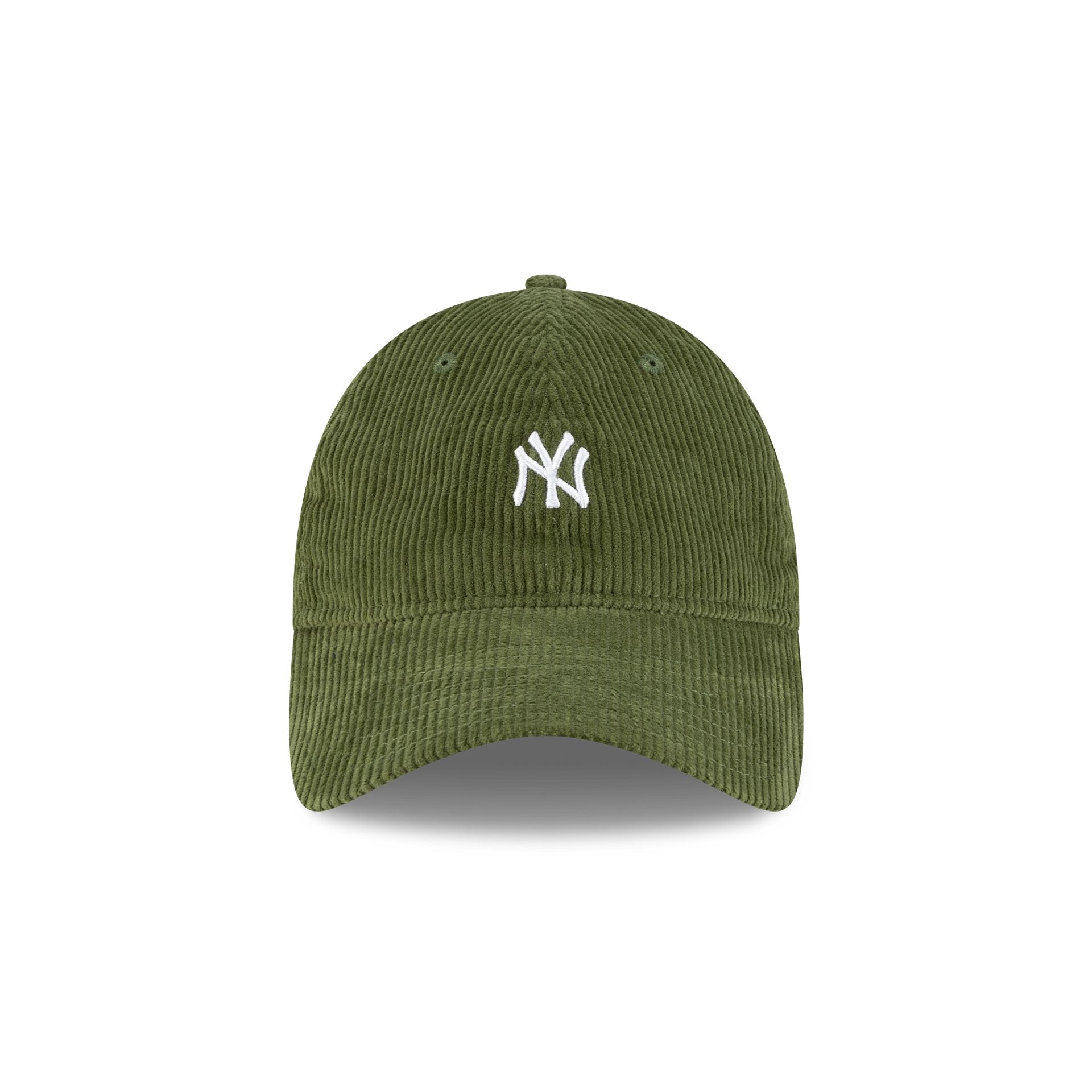 New York Yankees Mini Logo Green Corduroy 9TWENTY Adjustable Hat