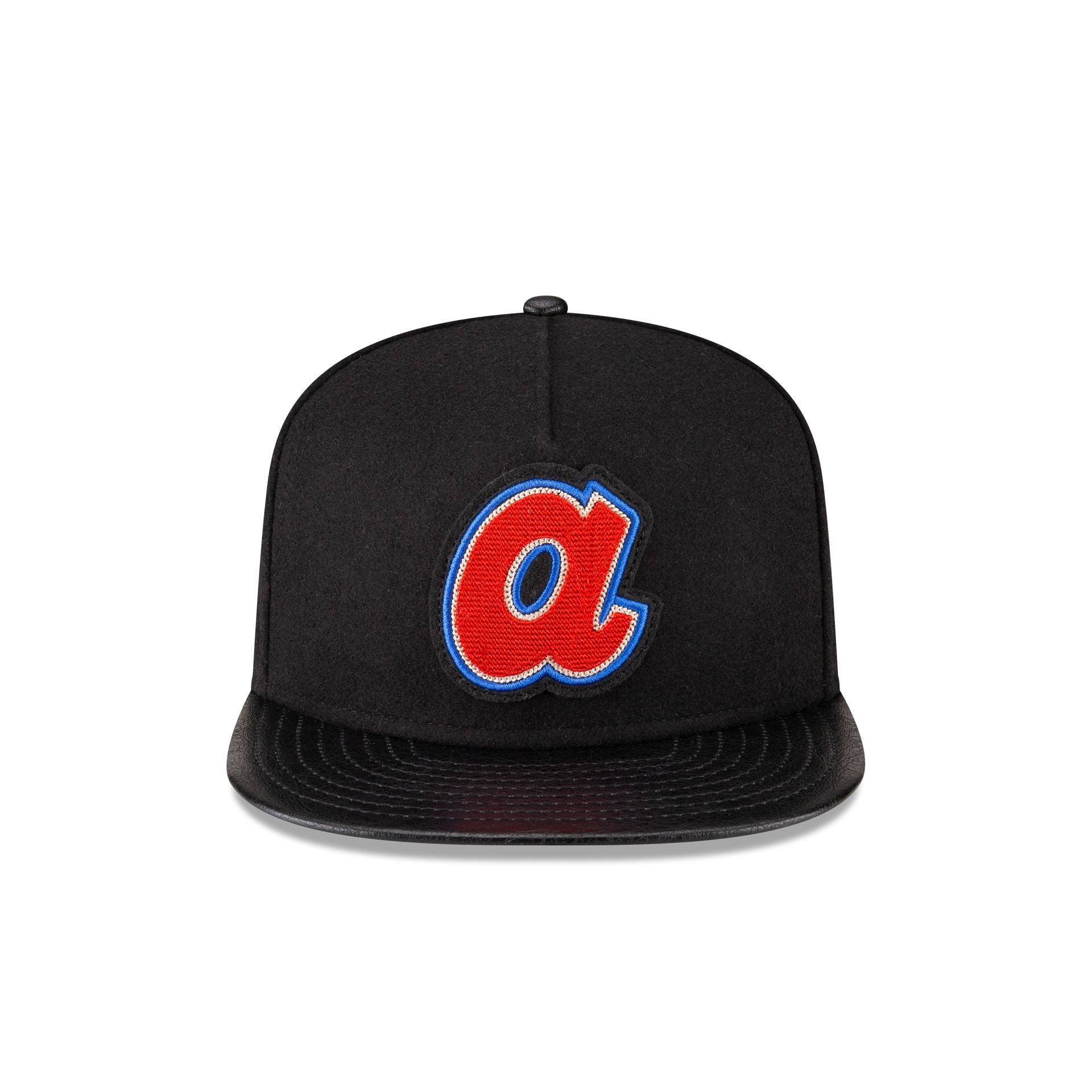 Atlanta Braves Wool Letterman 9FIFTY A-Frame Snapback Hat