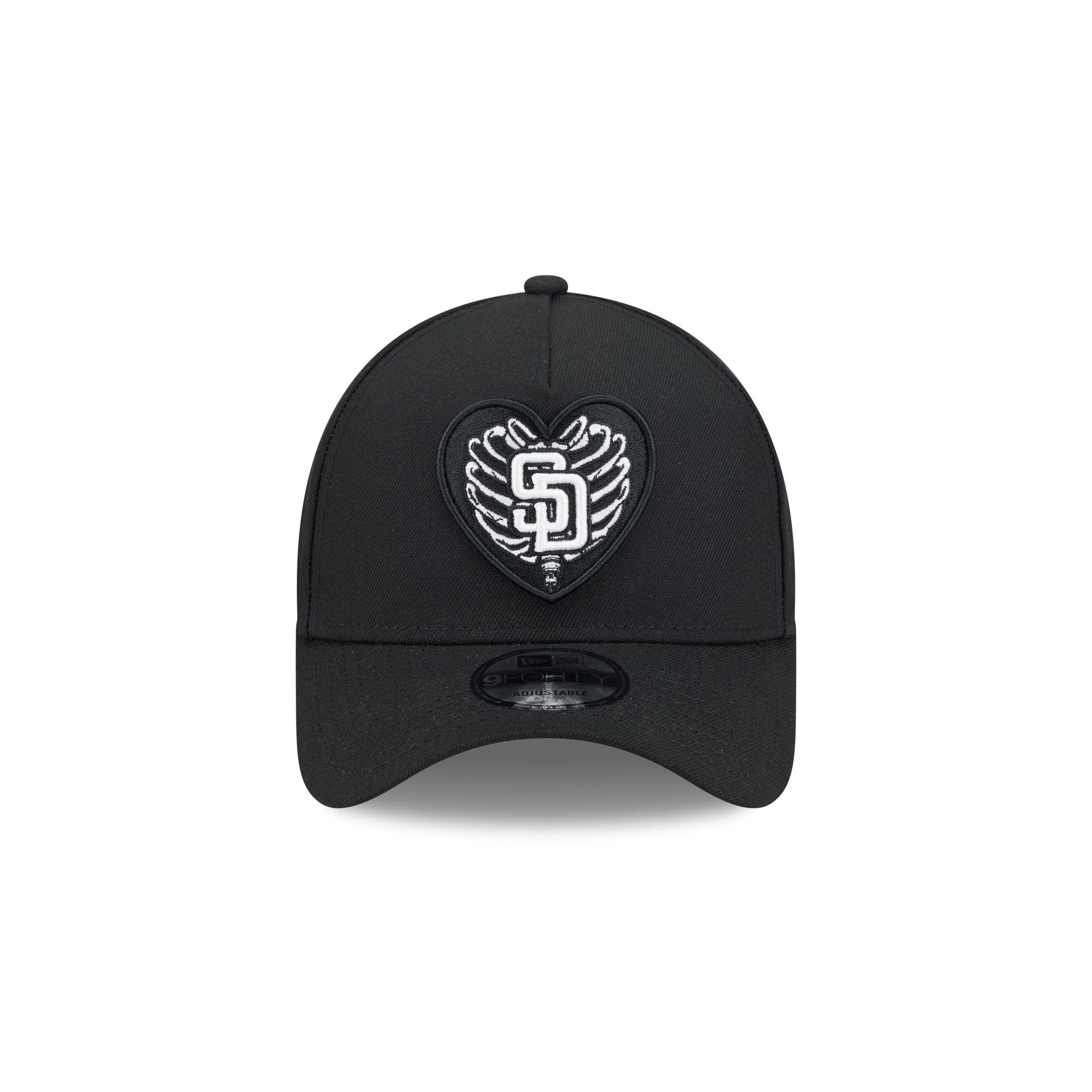 San Diego Padres Skeletal Heart 9FORTY A-Frame Snapback Hat