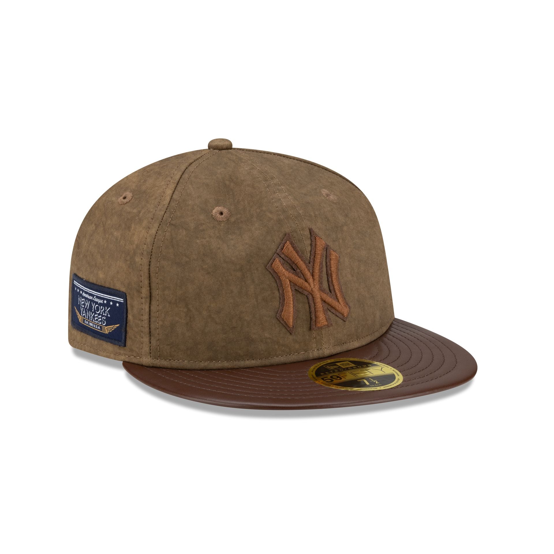 New York Yankees Utility Linen Retro Crown 59FIFTY Fitted Hat