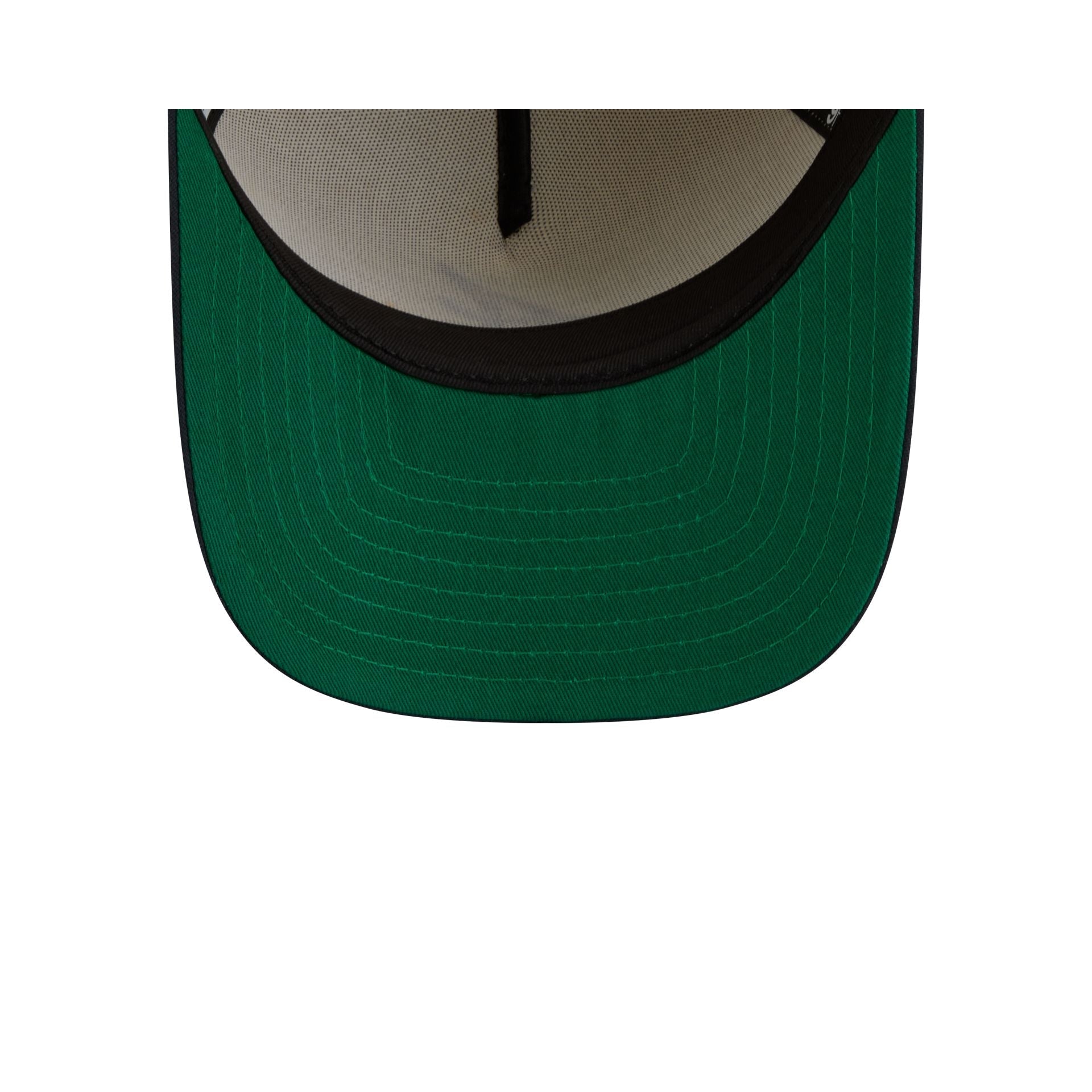 Atlanta Braves Cotton Brush Chrome Pre-Curve 9FIFTY A-Frame Snapback Hat