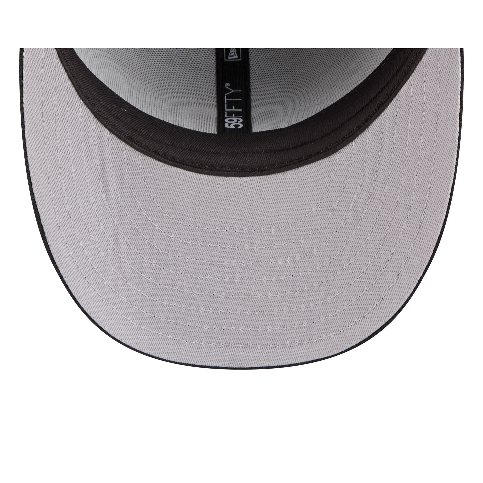 Chicago White Sox Black Pre-Curve 59FIFTY Fitted Hat