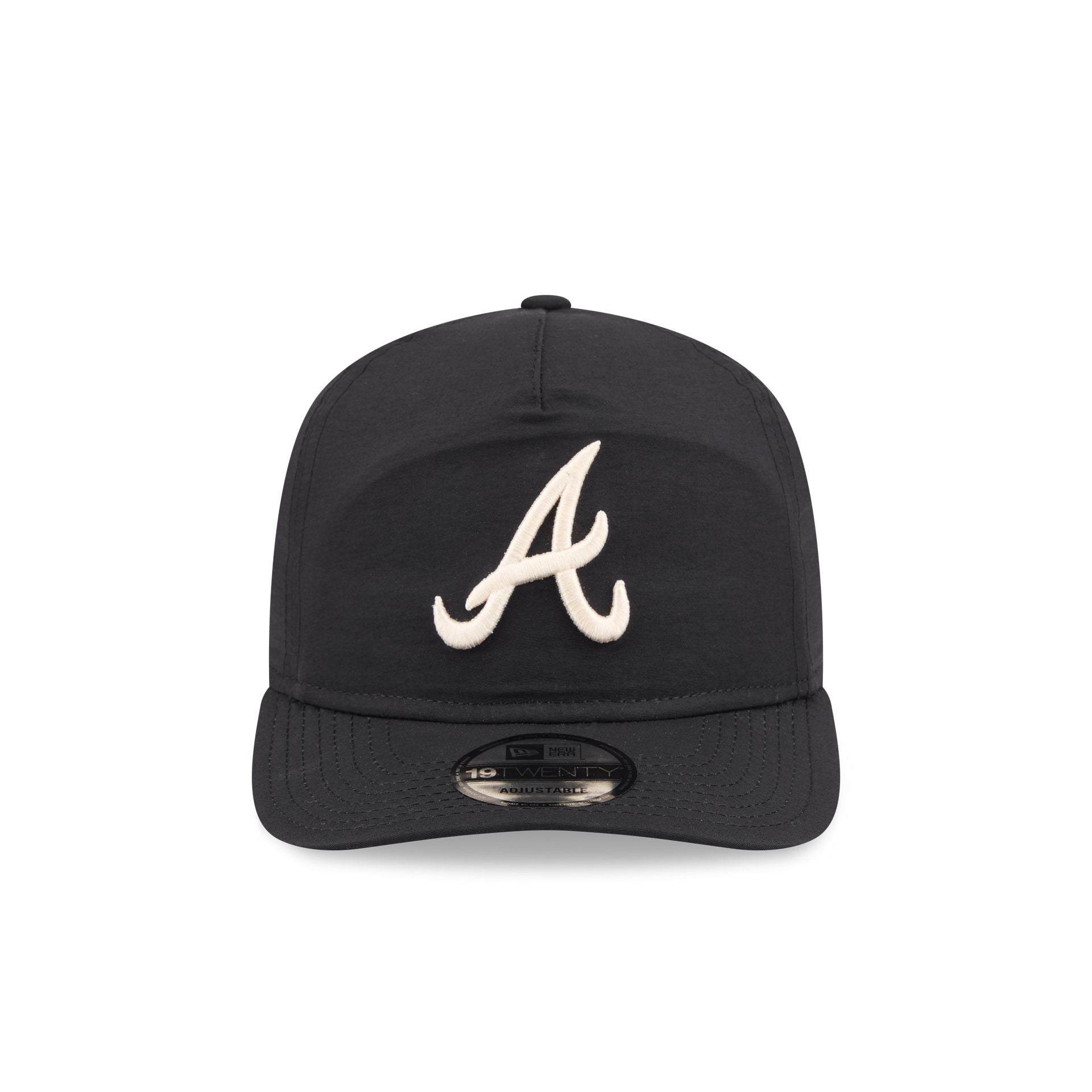 Atlanta Braves Black Nylon 19TWENTY Snapback Hat