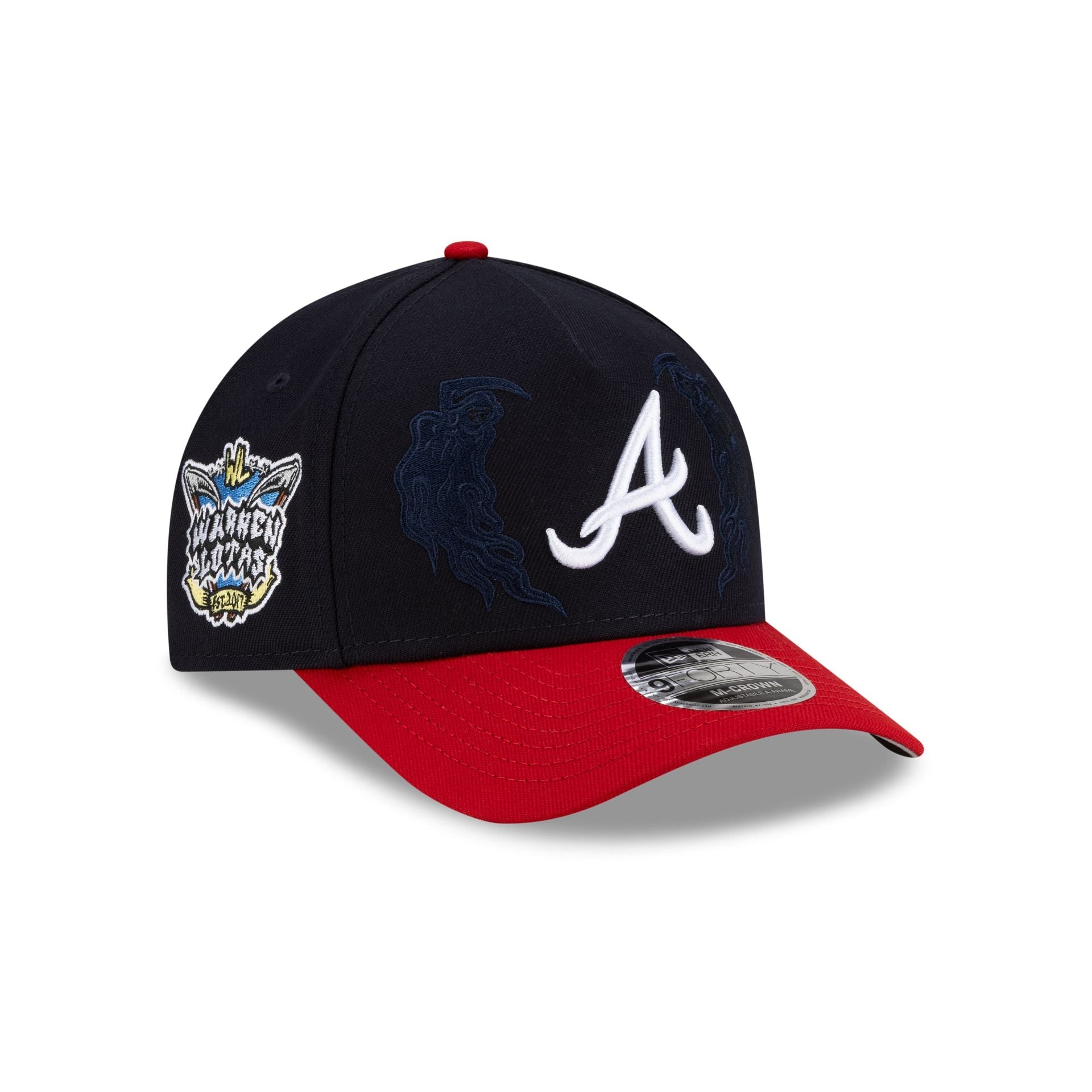Warren Lotas x Atlanta Braves 9FORTY M-Crown A-Frame Snapback Hat