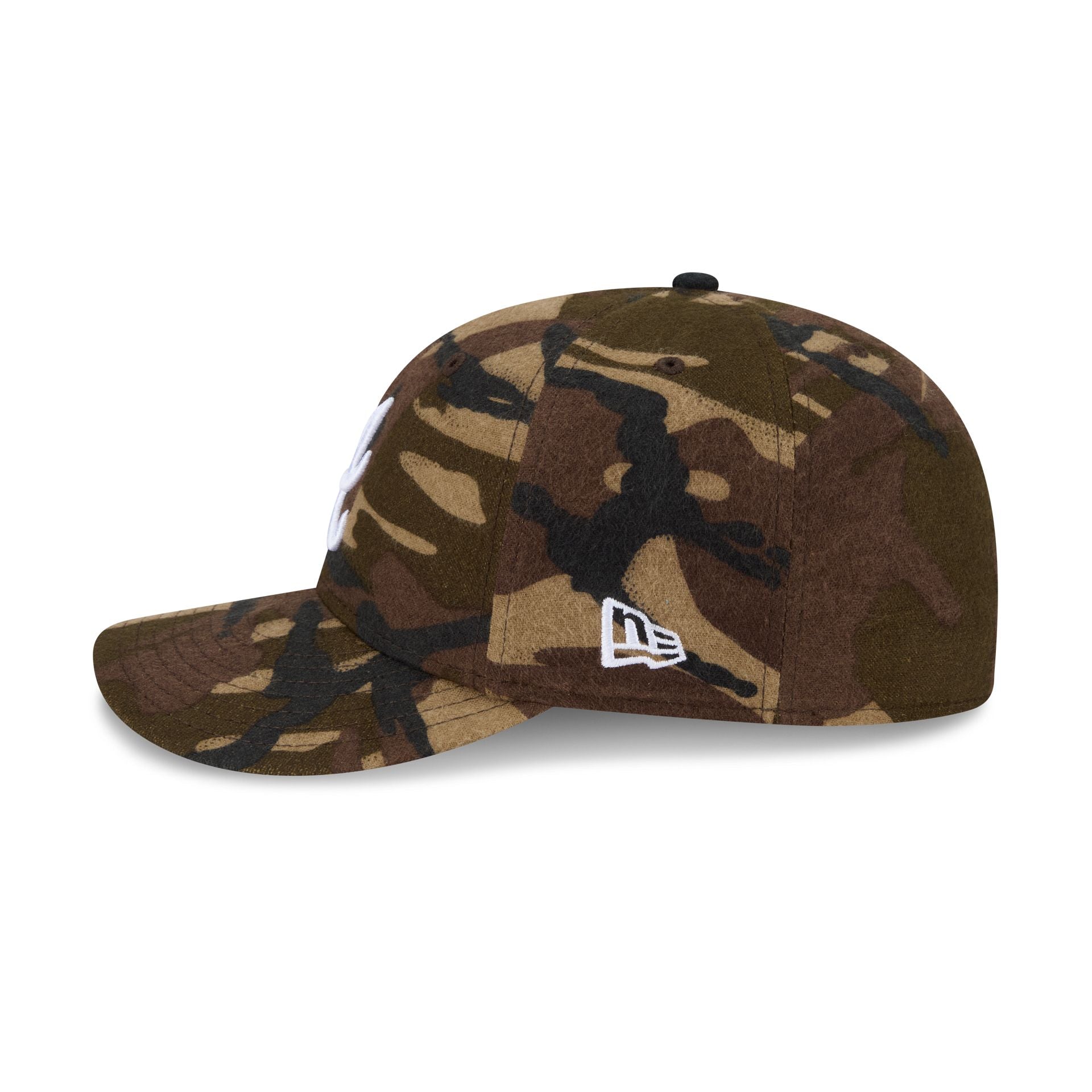 Atlanta Braves Three Looms Camo Pre-Curve 59FIFTY Fitted Hat