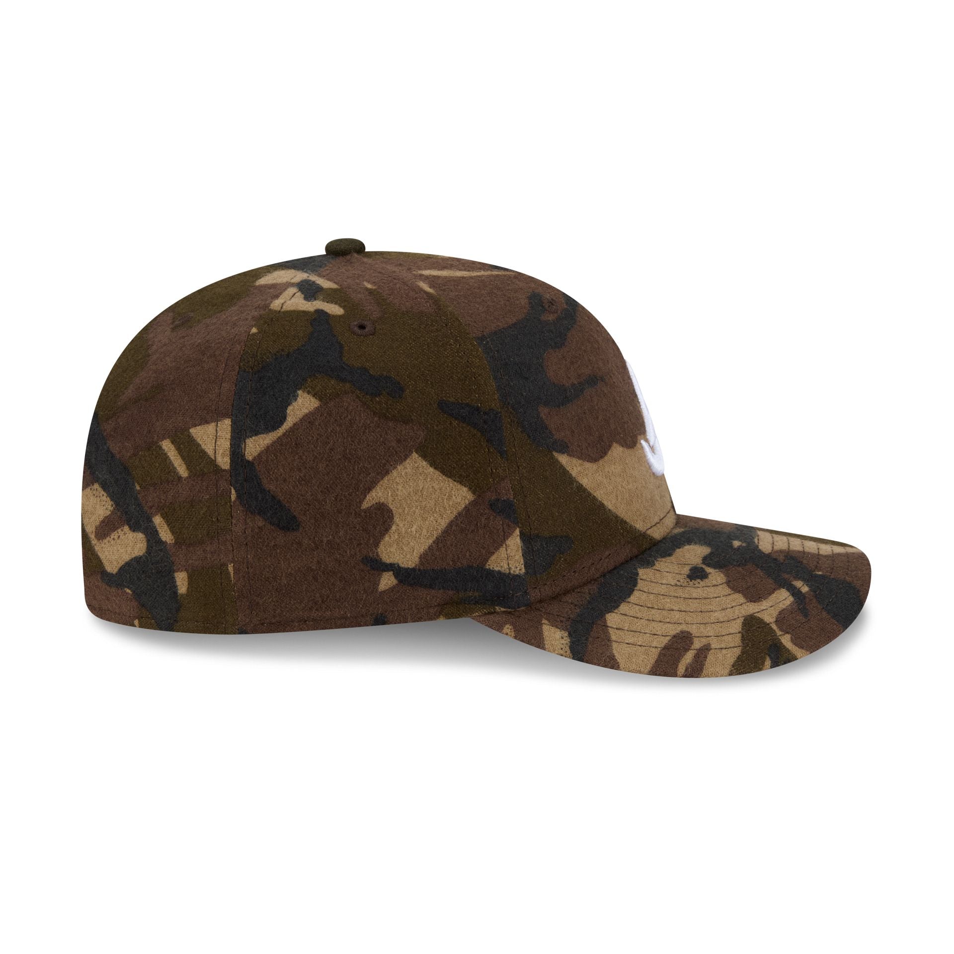 Atlanta Braves Three Looms Camo Pre-Curve 59FIFTY Fitted Hat