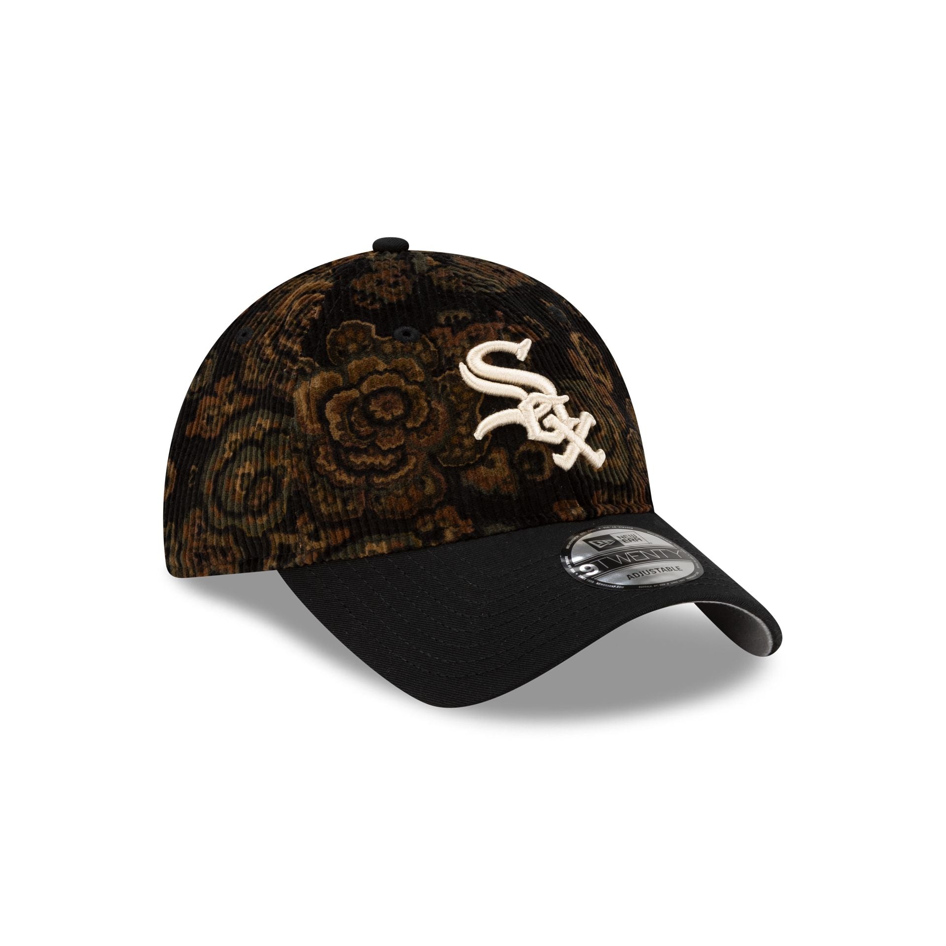 Chicago White Sox Three Looms Floral Corduroy 9TWENTY Adjustable Hat