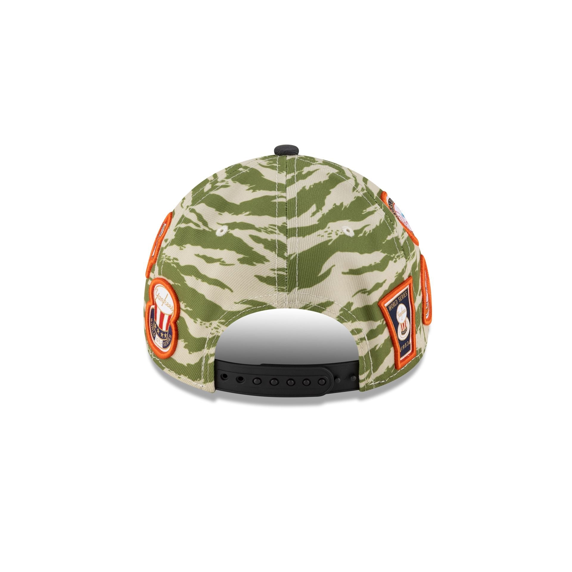 New York Yankees Tiger Camo Patches 9FORTY A-Frame Snapback Hat