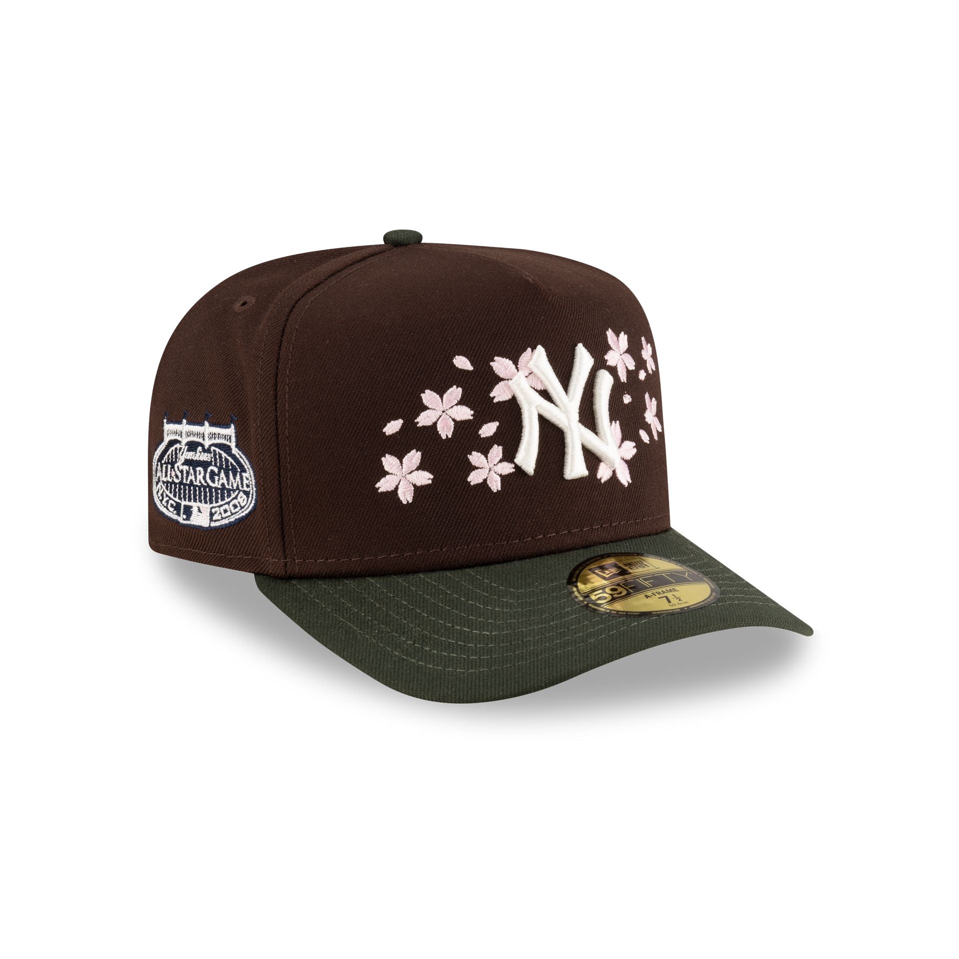 Just Caps Cherry Blossom New York Yankees 59FIFTY A-Frame Fitted Hat