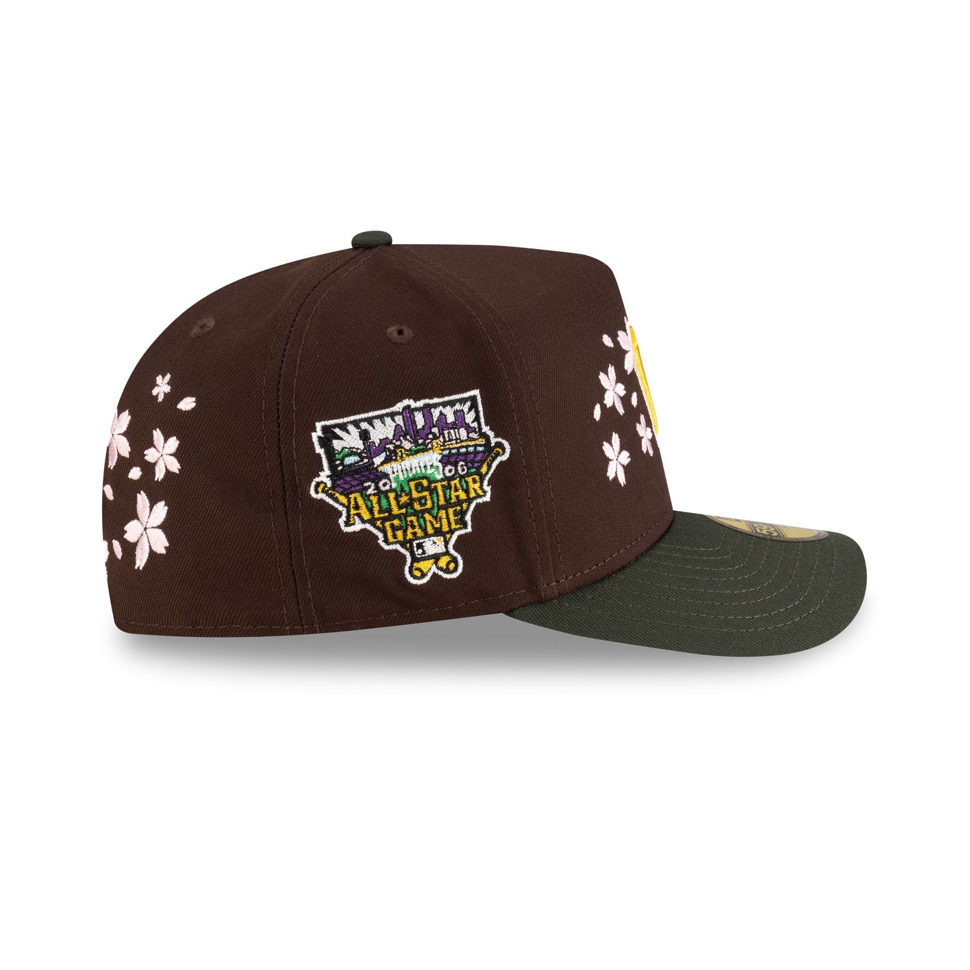 Just Caps Cherry Blossom Pittsburgh Pirates 59FIFTY A-Frame Fitted Hat